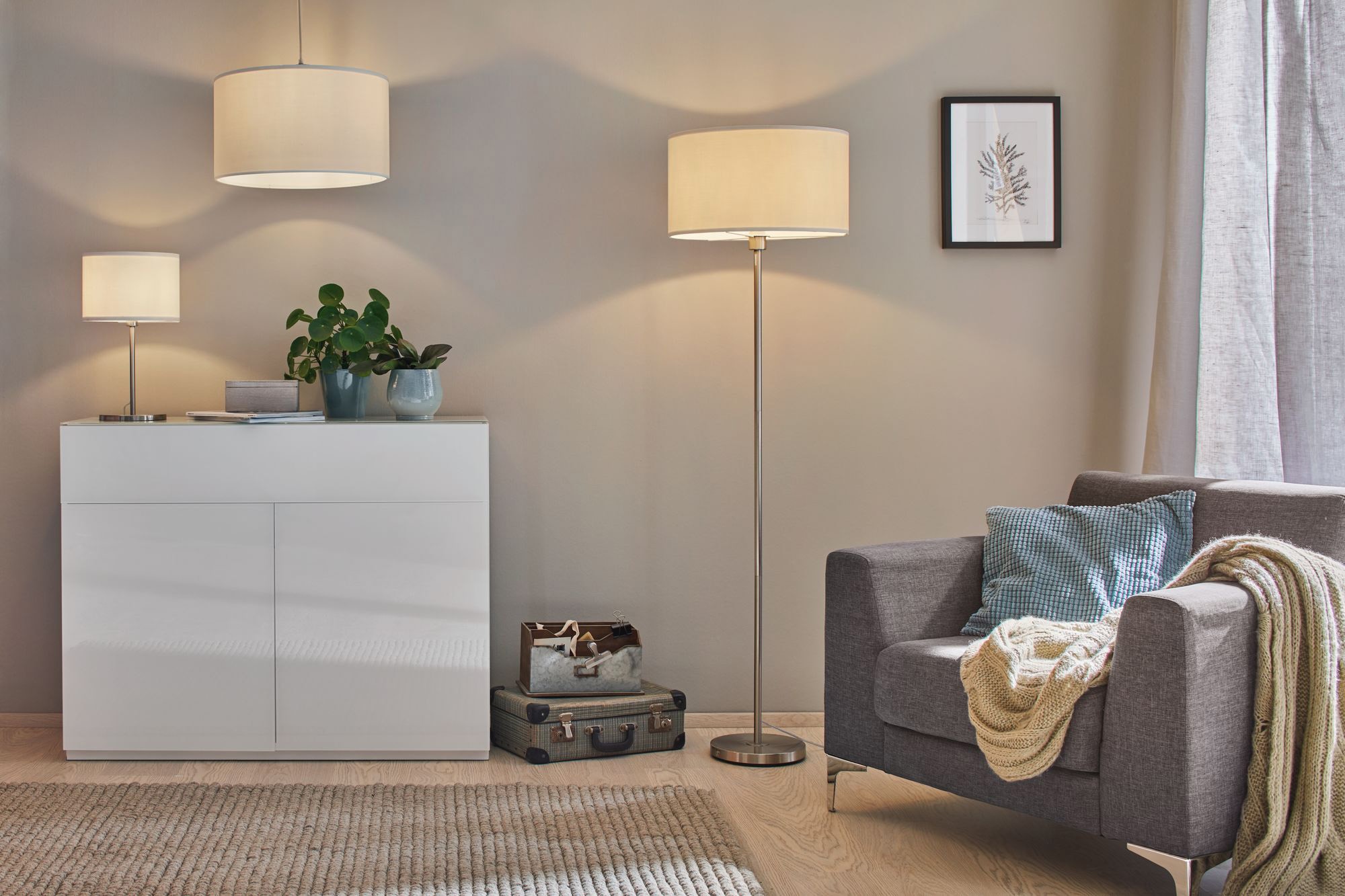 Paulmann LED Stehlampe »Tessa«, 1 flammig, Leuchtmittel E27 | ohne Leuchtmittel, E27