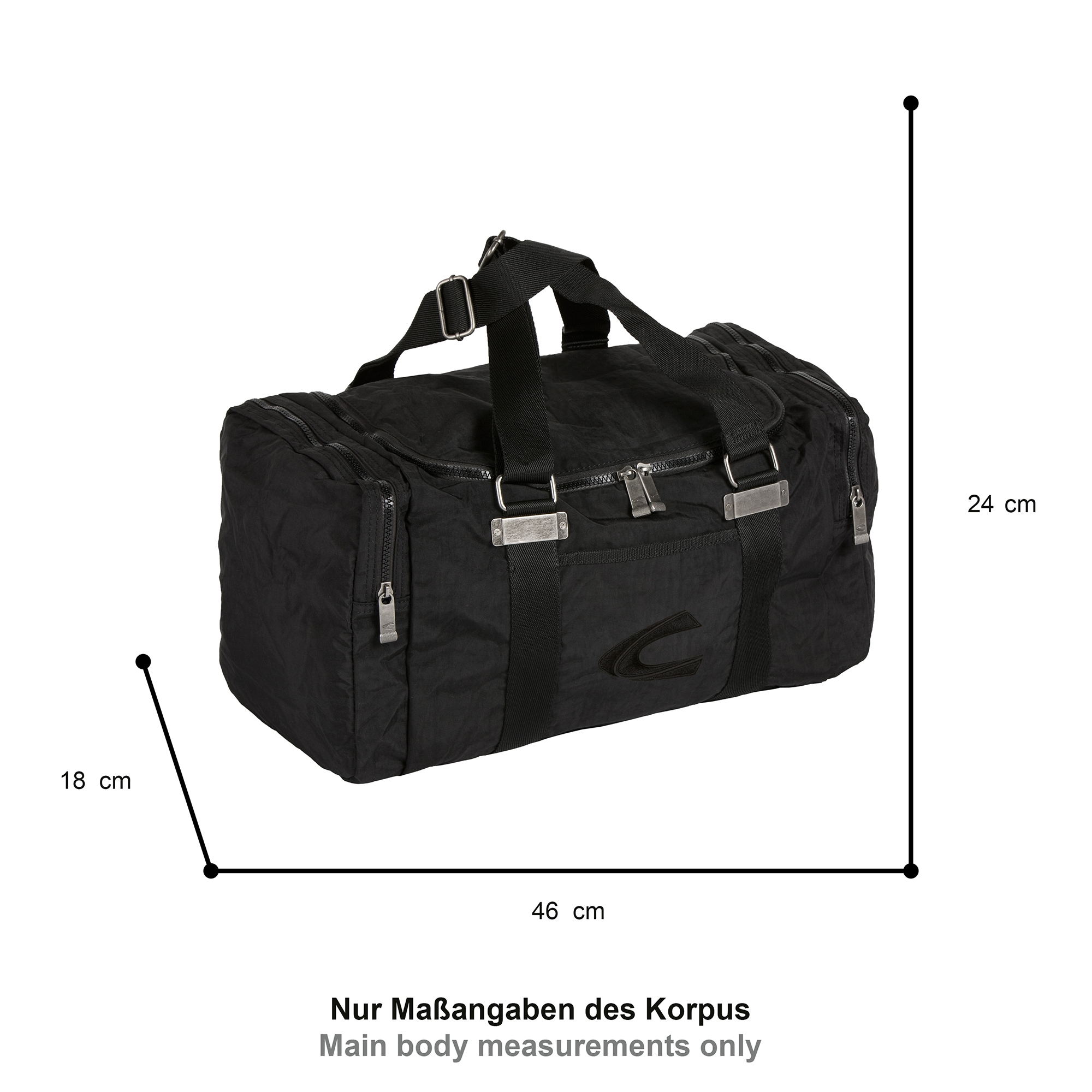 camel active Weekender »Journey« Unisex Reisetasche mit vielen Funktionen und Logostickerei