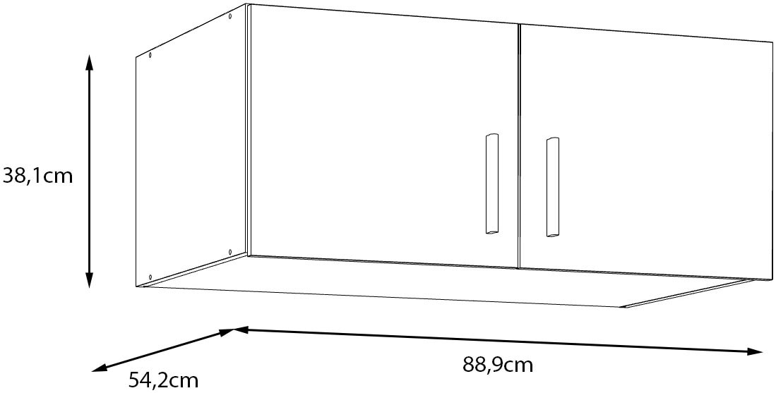 FORTE Schrankaufsatz Schrankaufsatz, Stauraum, Raumnutzung