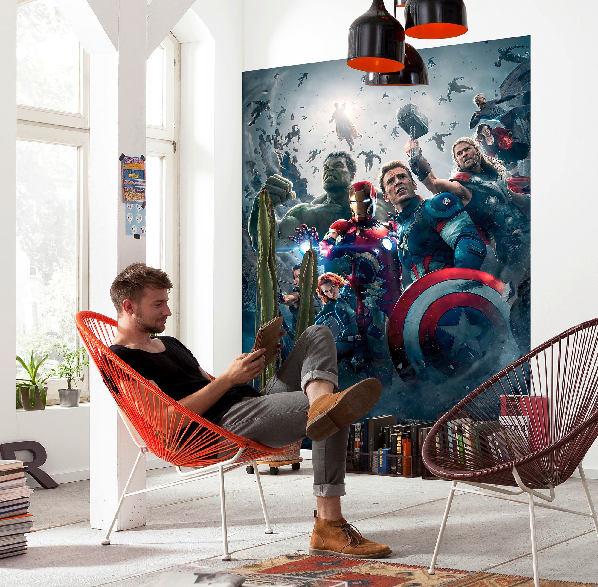 Komar Fototapete »Avengers Age of | x Kleister cm Ultron 3 XXL Movie Garantie Höhe), (Breite mit 184x254 Poster«, Jahren inklusive online kaufen