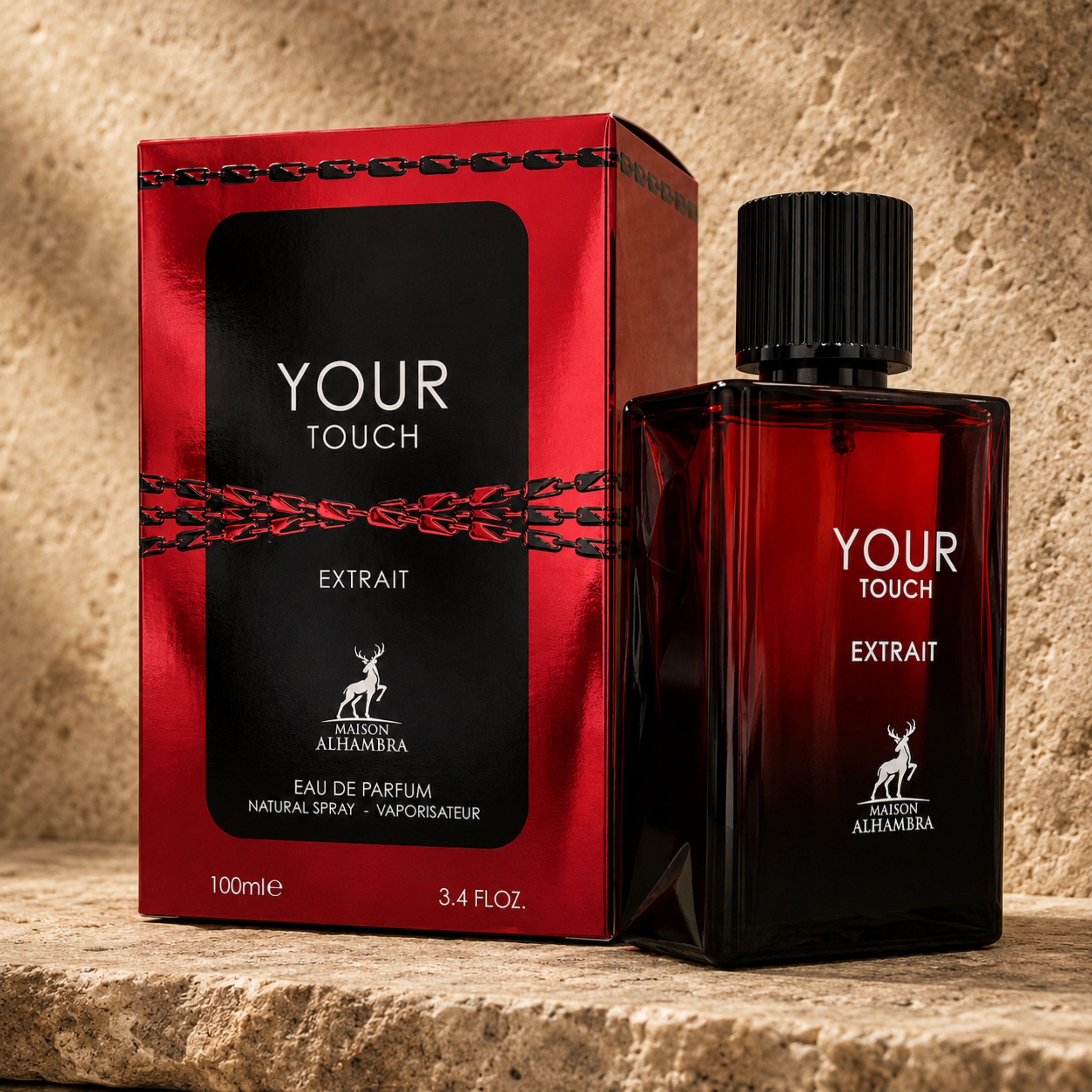 Maison Alhambra Extrait Parfum »Your Touch Extrait Eau de Parfum 100 ml« Extrait Parfum, 100 ml Inhalt