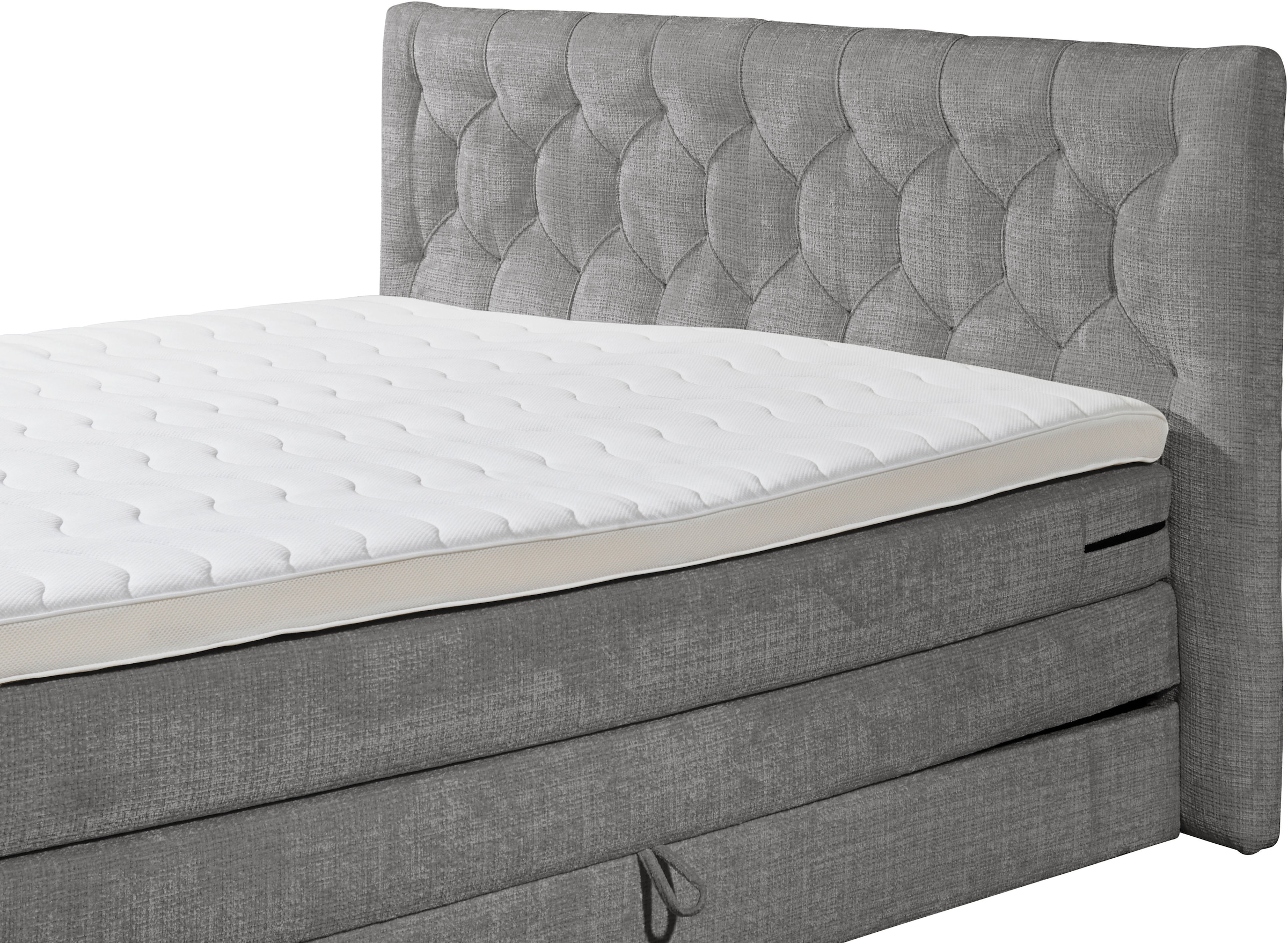 ED EXCITING DESIGN Boxspringbett »"Cashfield"! Topseller inkl. zwei Bettkästen & Topper«, erhältlich in der Größe 180x200cm
