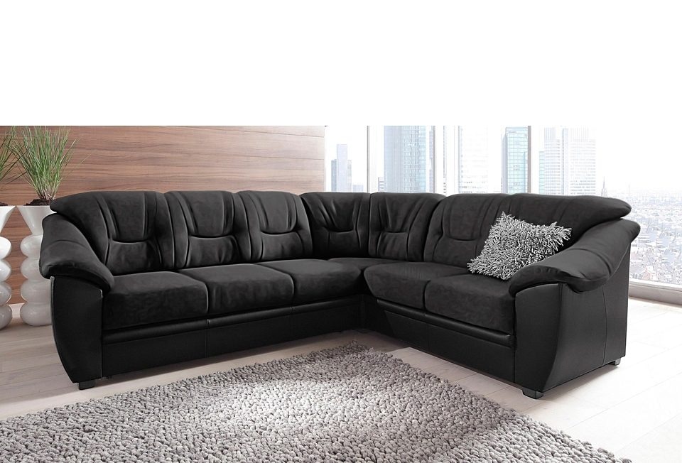 sit&more Ecksofa »Savona L-Form, B: 262 cm«, optional Bettfunktion, Federkern