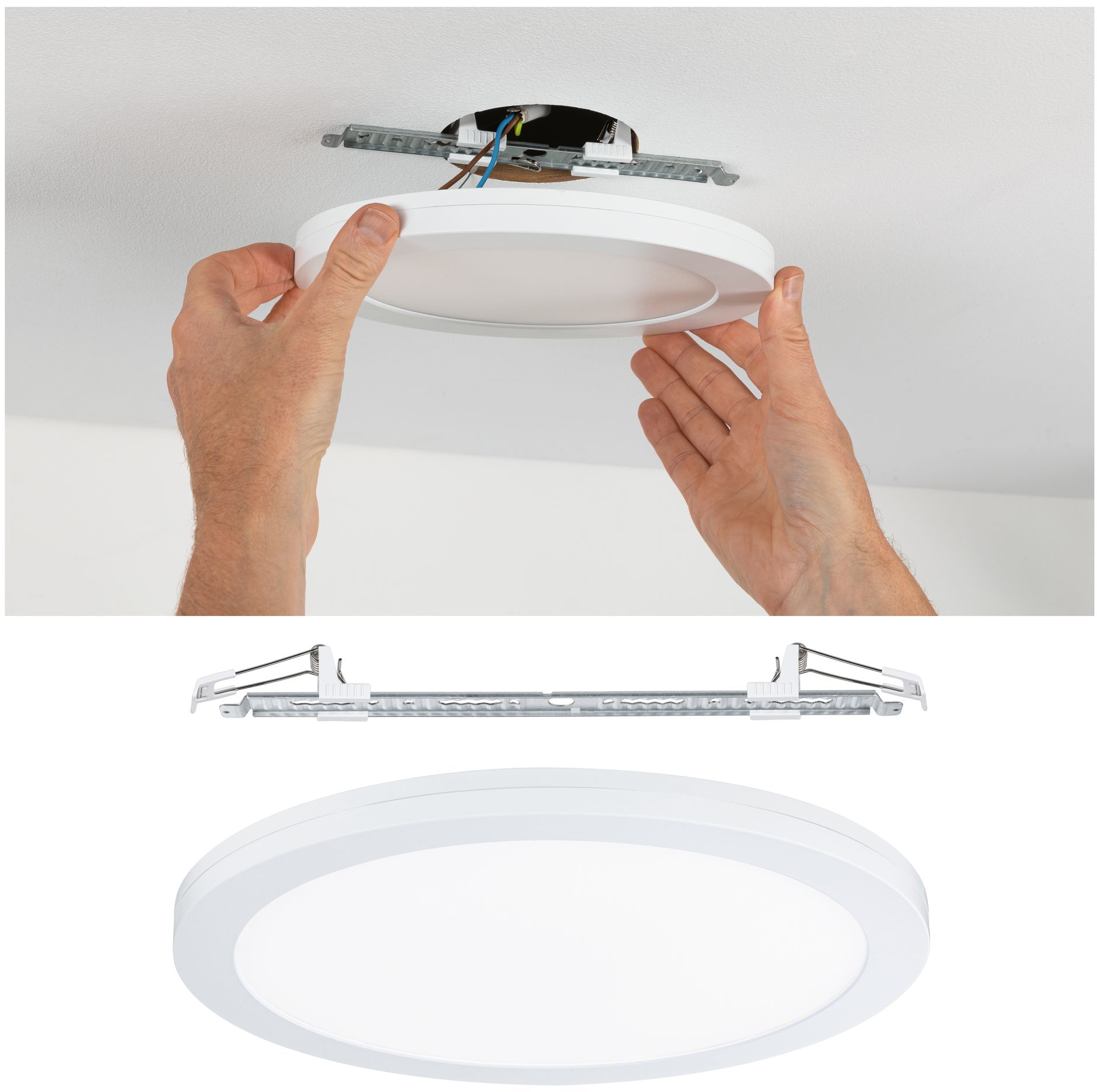 Paulmann LED Einbauleuchte »Cover-it«, Ø 33 cm, 230V Direktanschluß