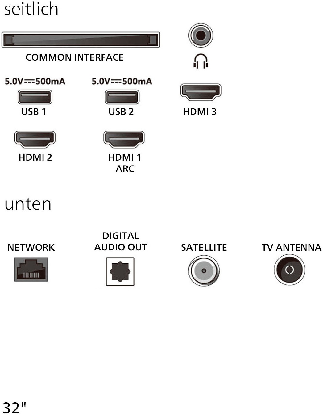 Philips LED-Fernseher »32PHS6050/12«, HD, Smart-TV