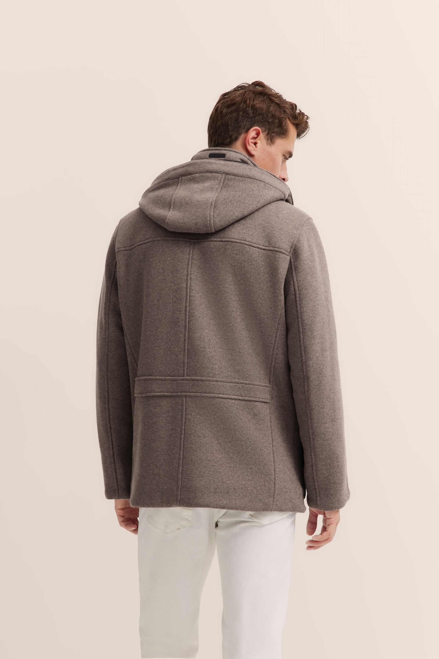 bugatti Kurzjacke mit Kapuze mit Steppnähten