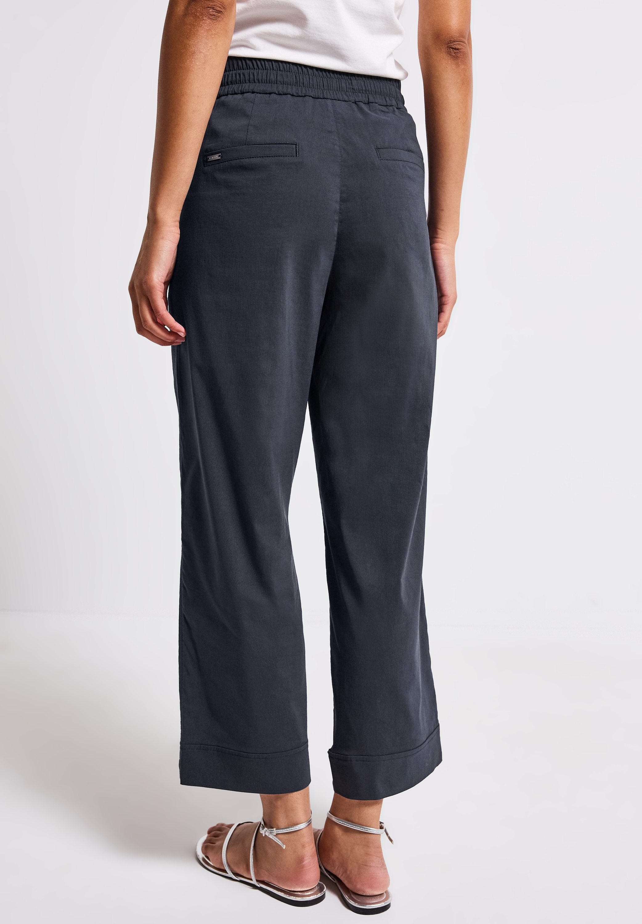STREET ONE Stoffhose, Sommerhose mit Turn-Up