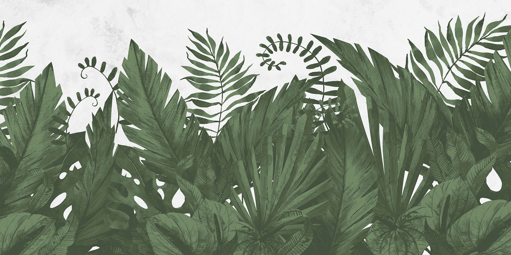 Komar Fototapete »Digitaldruck Vlies - Botanic Harmony - Größe 500 x 250 cm«, bedruckt, Wohnzimmer, Schlafzimmer