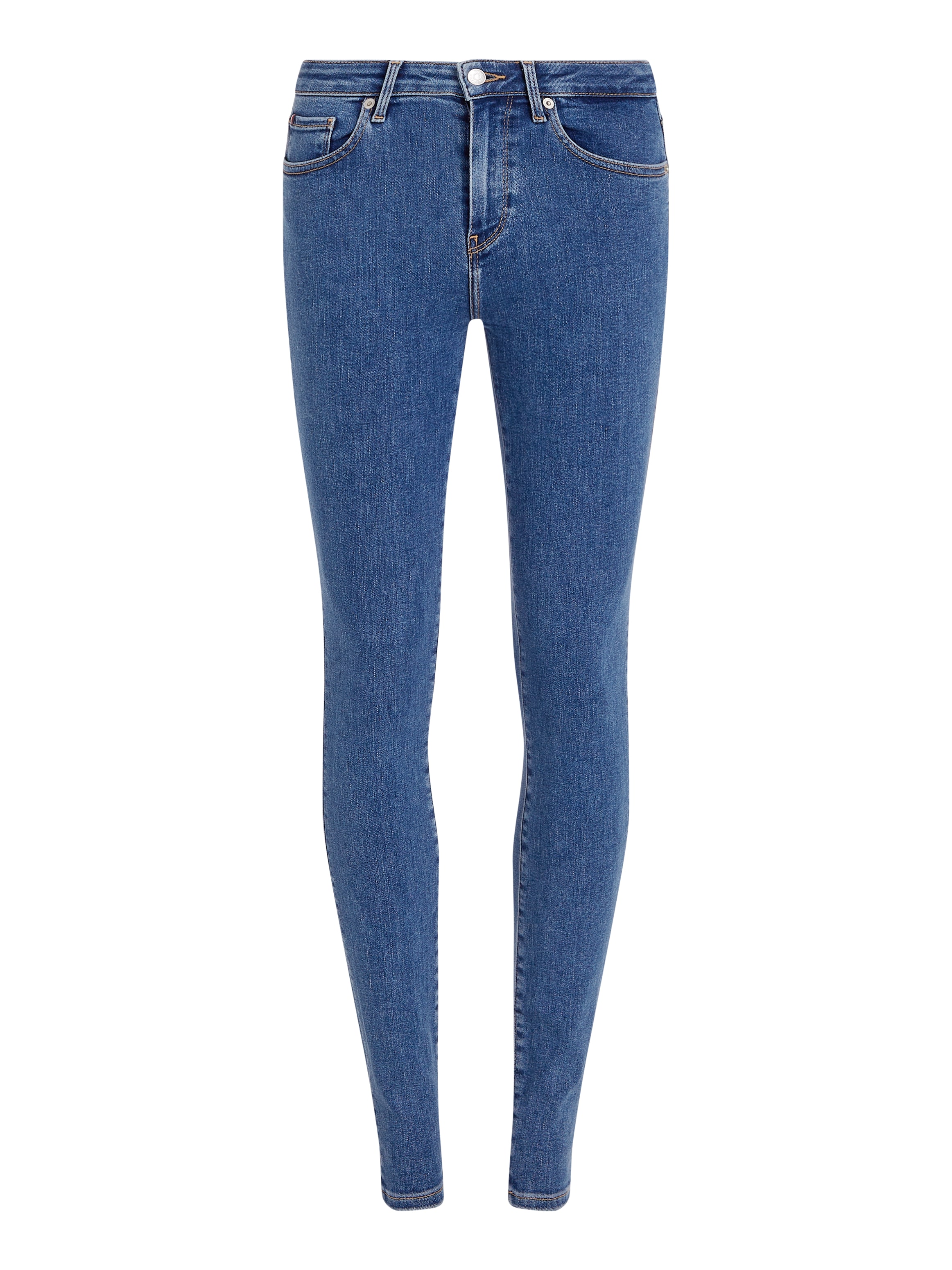 Tommy Hilfiger Skinny-fit-Jeans »COMO SKINNY RW BLACK«, mit Tommy Hilfiger Logo-Badge
