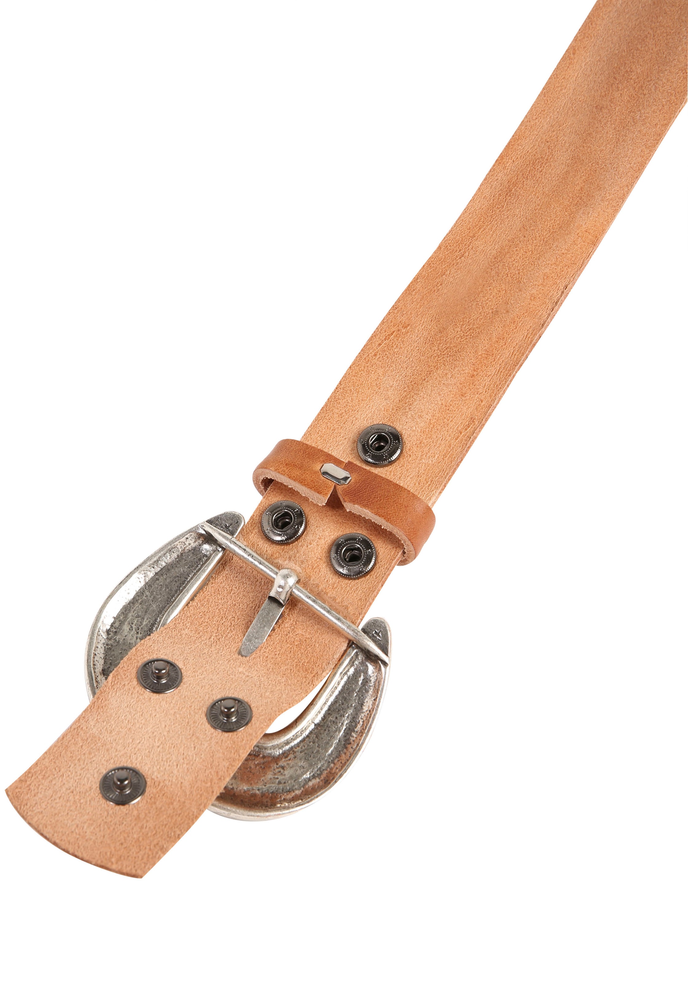 Rettungsring Gürtel Ledergürtel mit austauschbarer Schließe »Dorn Kringel«