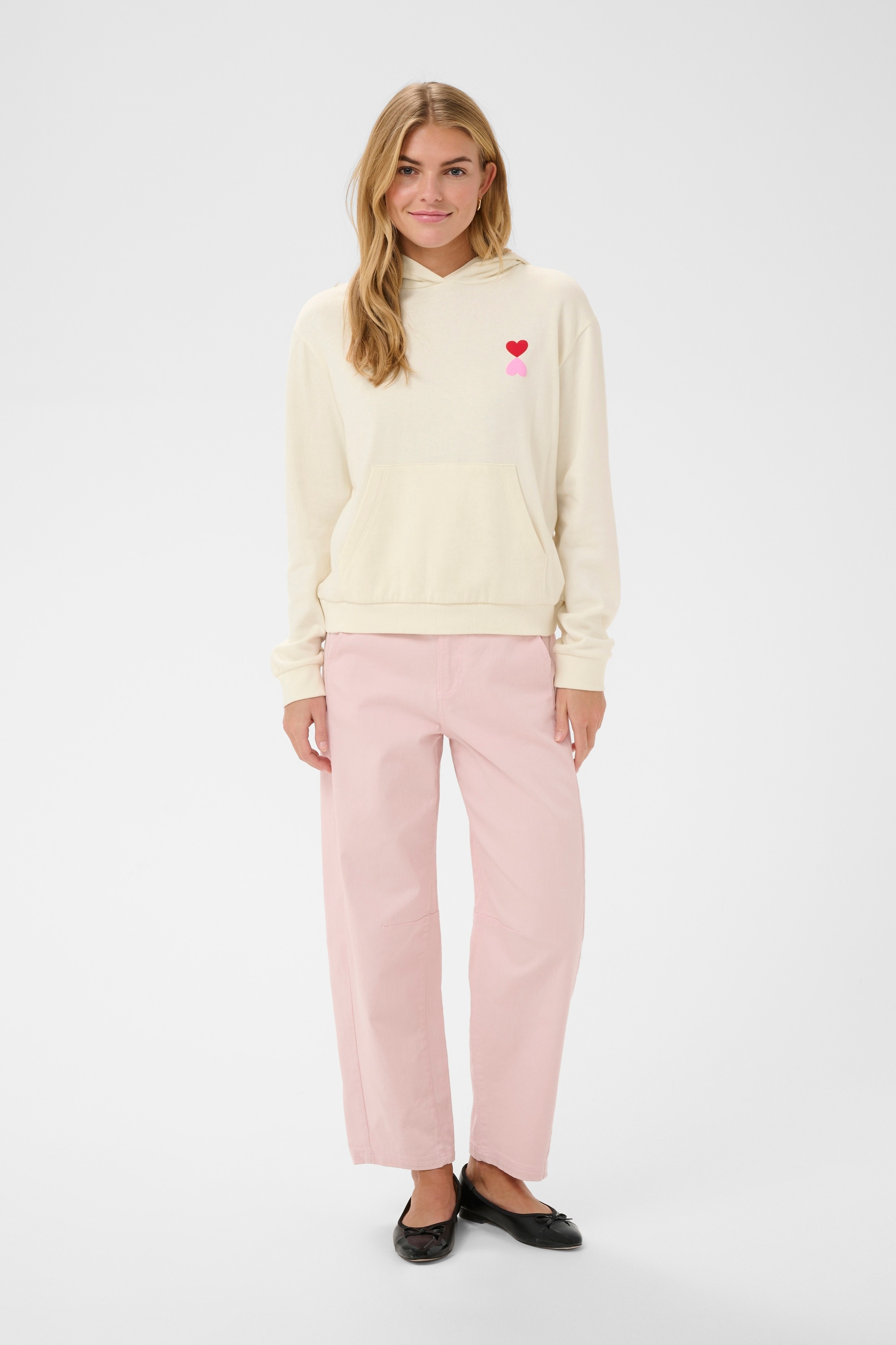 Saint Tropez Kapuzensweatshirt »Damen Kapuzenshirt PixilineSZ«
