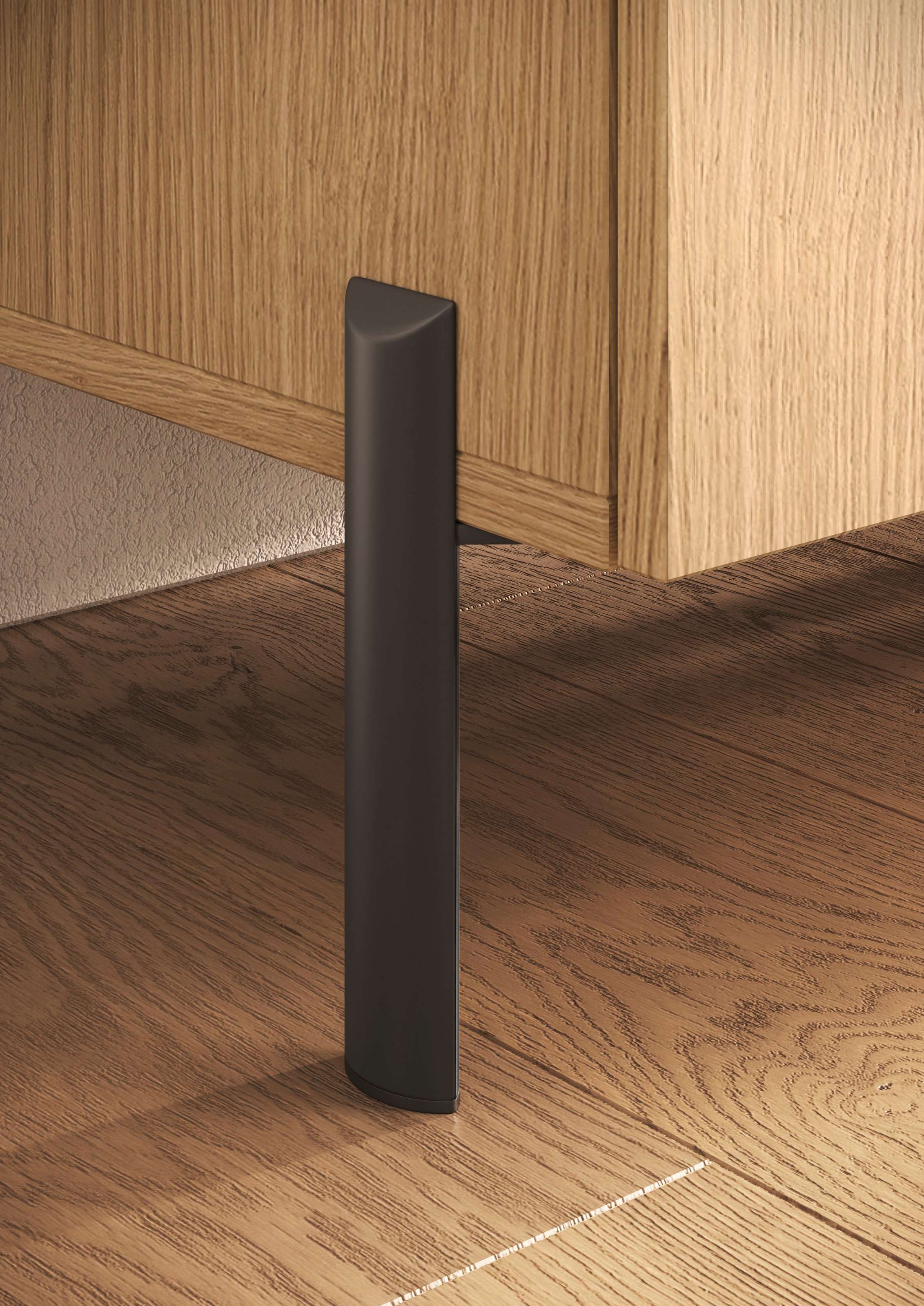 OTTO home Lowboard »Badia, 182 cm breit, 3 Türen, Mediaboard, TV-Schrank« Innenliegendes Top, gerade Metallfüße, salbeigrüne Farbakzente