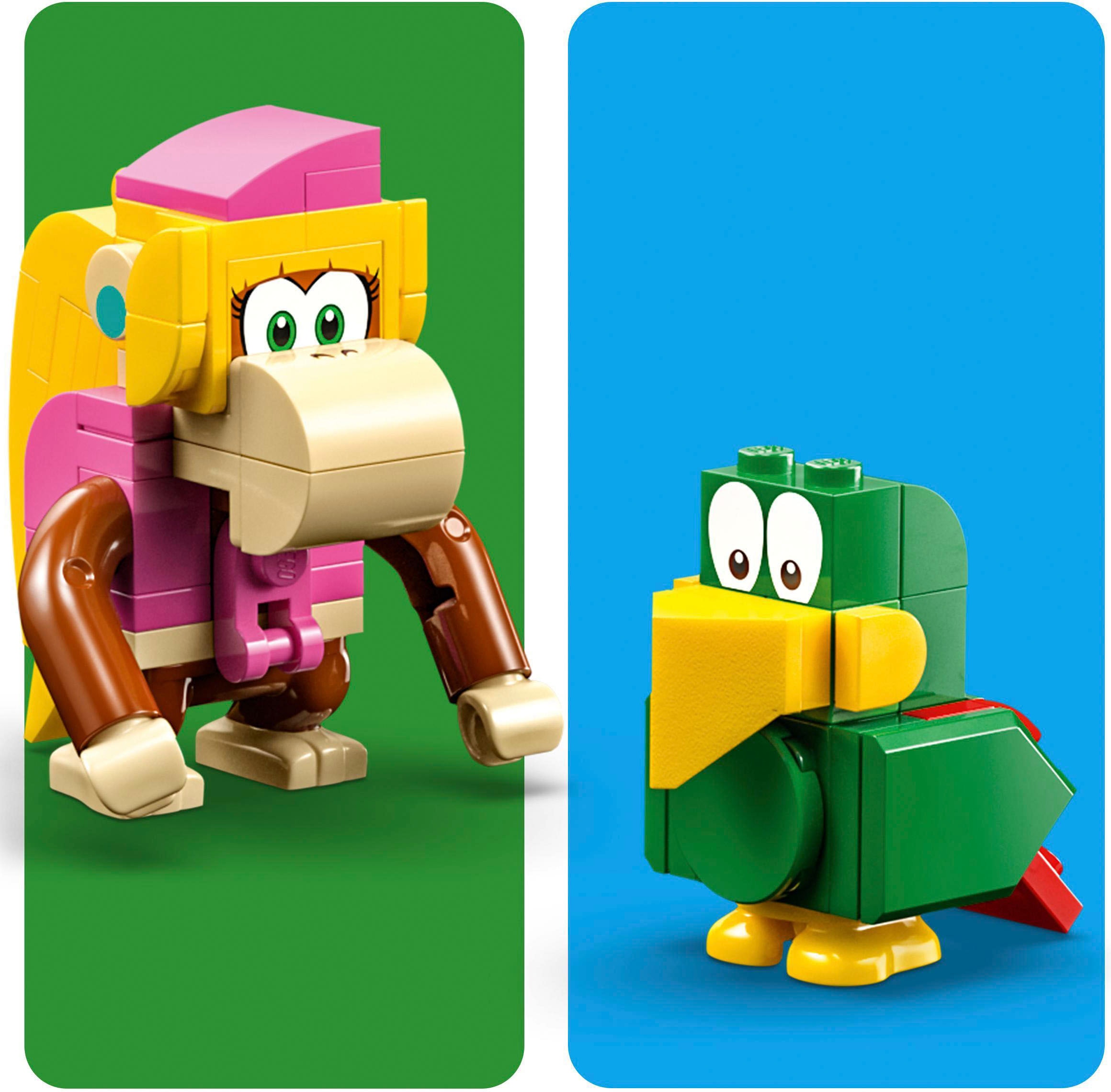 LEGO® Konstruktionsspielsteine »Dixie Kongs Dschungel-Jam – Erweiterungsset (71421), LEGO® Super Mario«, (174 St.), Made in Europe