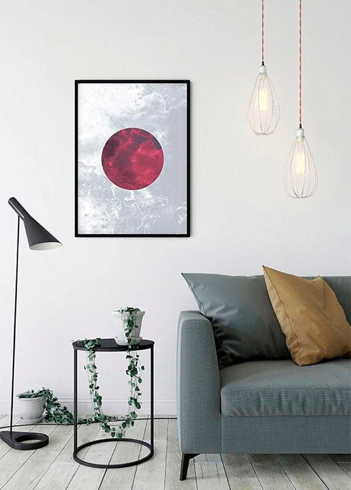 Komar Bild »Solum Ignis« Abstrakt 1 Stk. tlg. Wandbild zur Dekoration - ohne Rahmen