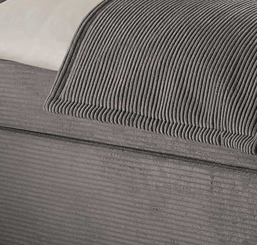 hapo Boxspringbett »Helsinki in verschiedenen Breiten und Härtegraden erhältlich« Bett mit samtartigem Stoff bezogen, inkl. Topper