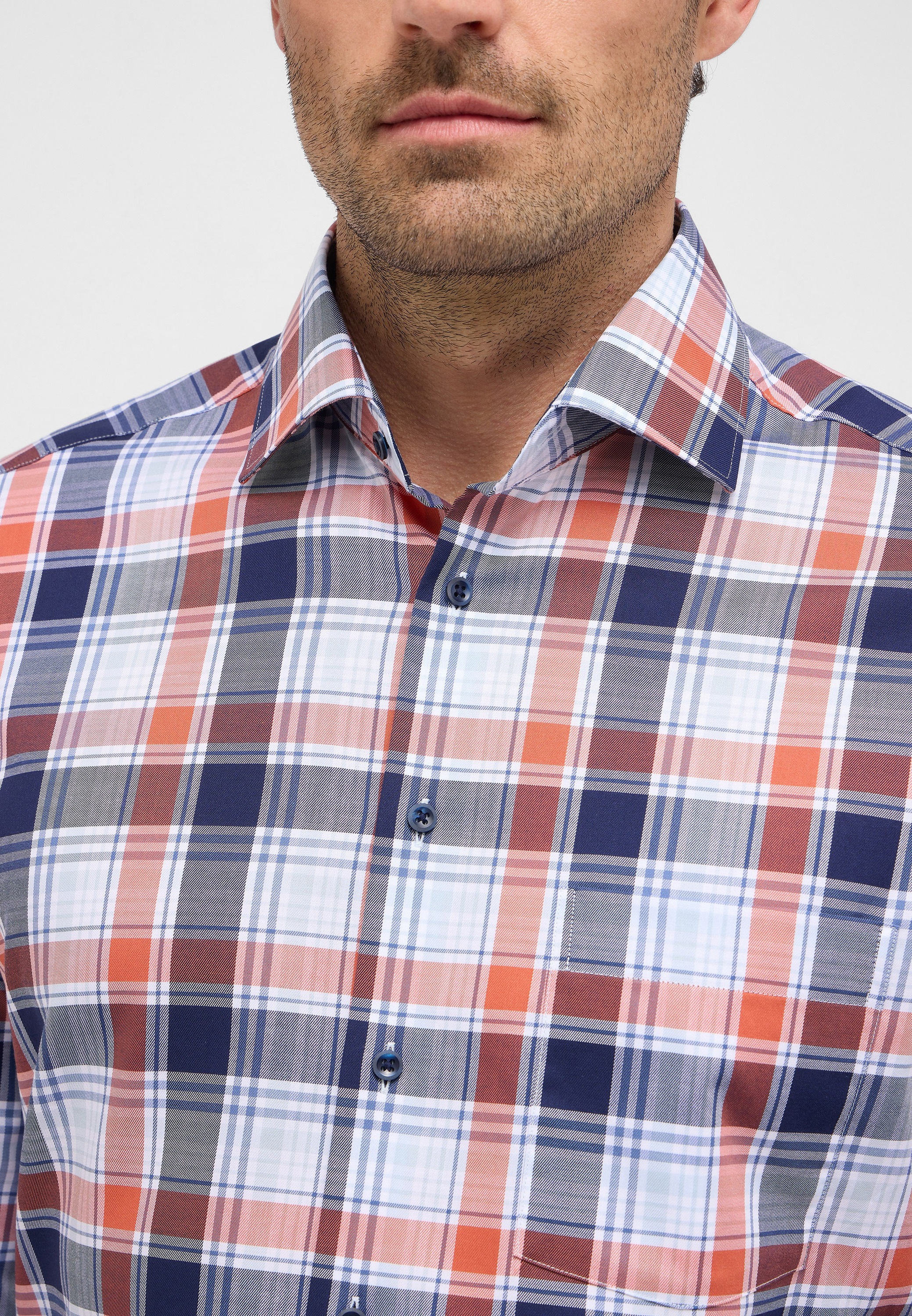 Eterna Langarmhemd »MODERN FIT«, NON IRON (bügelfrei)
