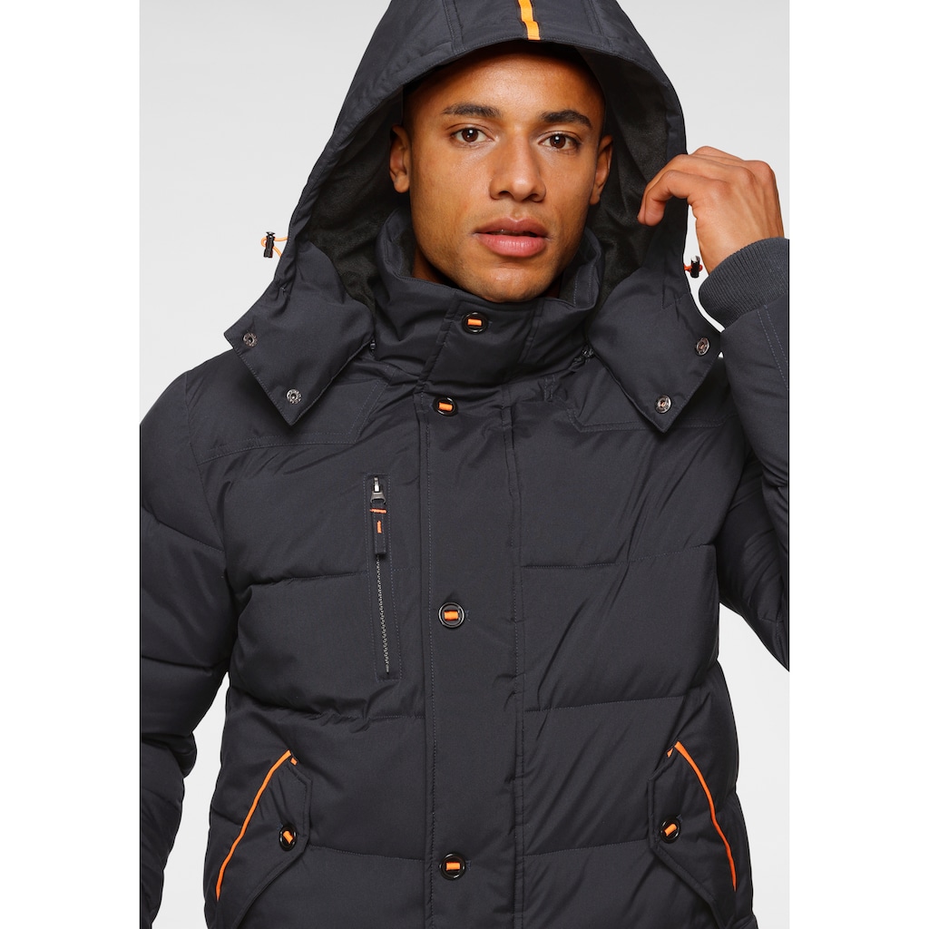 Bruno Banani Steppjacke, mit Kapuze