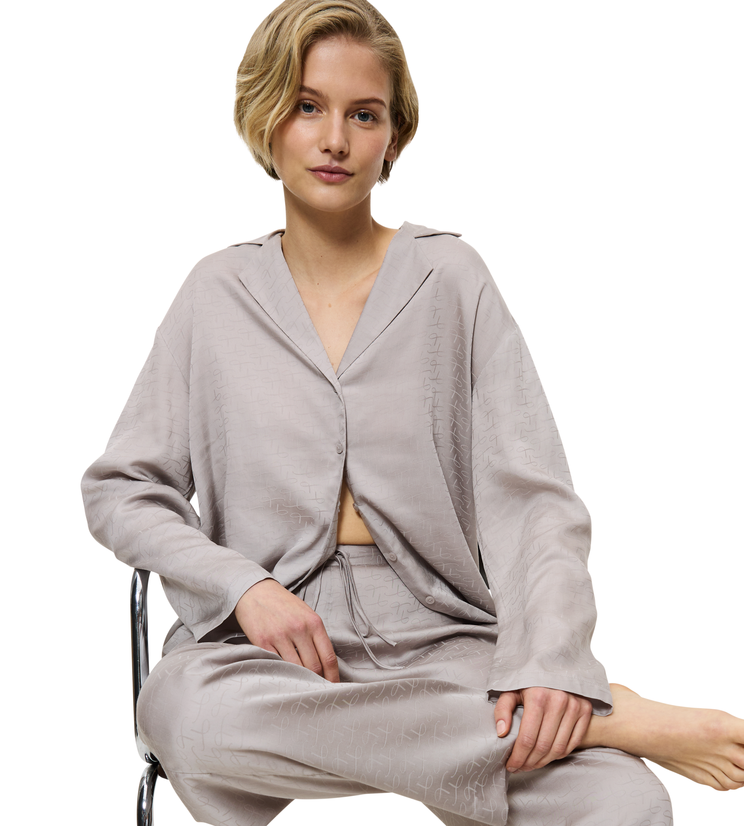 Triumph Homewearhose »Silky Sensuality Trousers«, mit Monogram-Jaquard