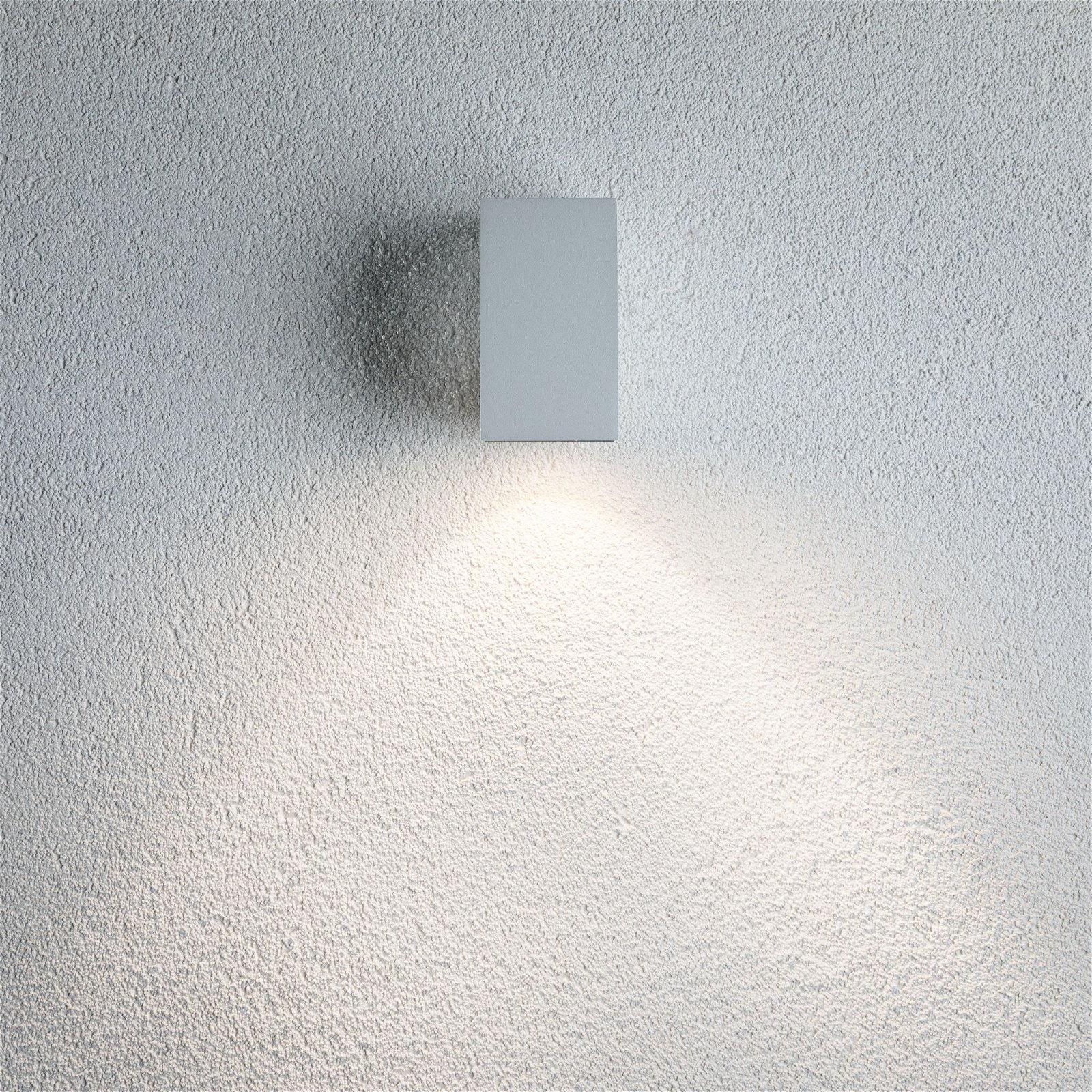 Paulmann LED Außen-Wandleuchte »Flame eckig 58x75mm 3000K 3,8W 320lm 230V Aluminium«, 1 flammig, IP44