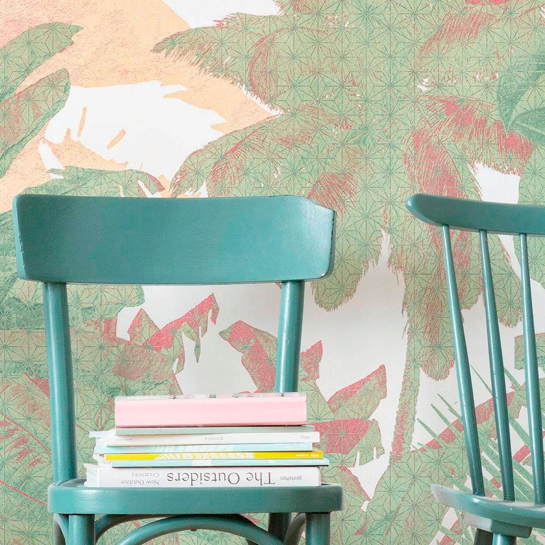 Komar Vliestapete »Digitaldruck Vlies -  Palmiers - Größe 400 x 280 cm« bedruckt glatt Wohnzimmer, Schlafzimmer