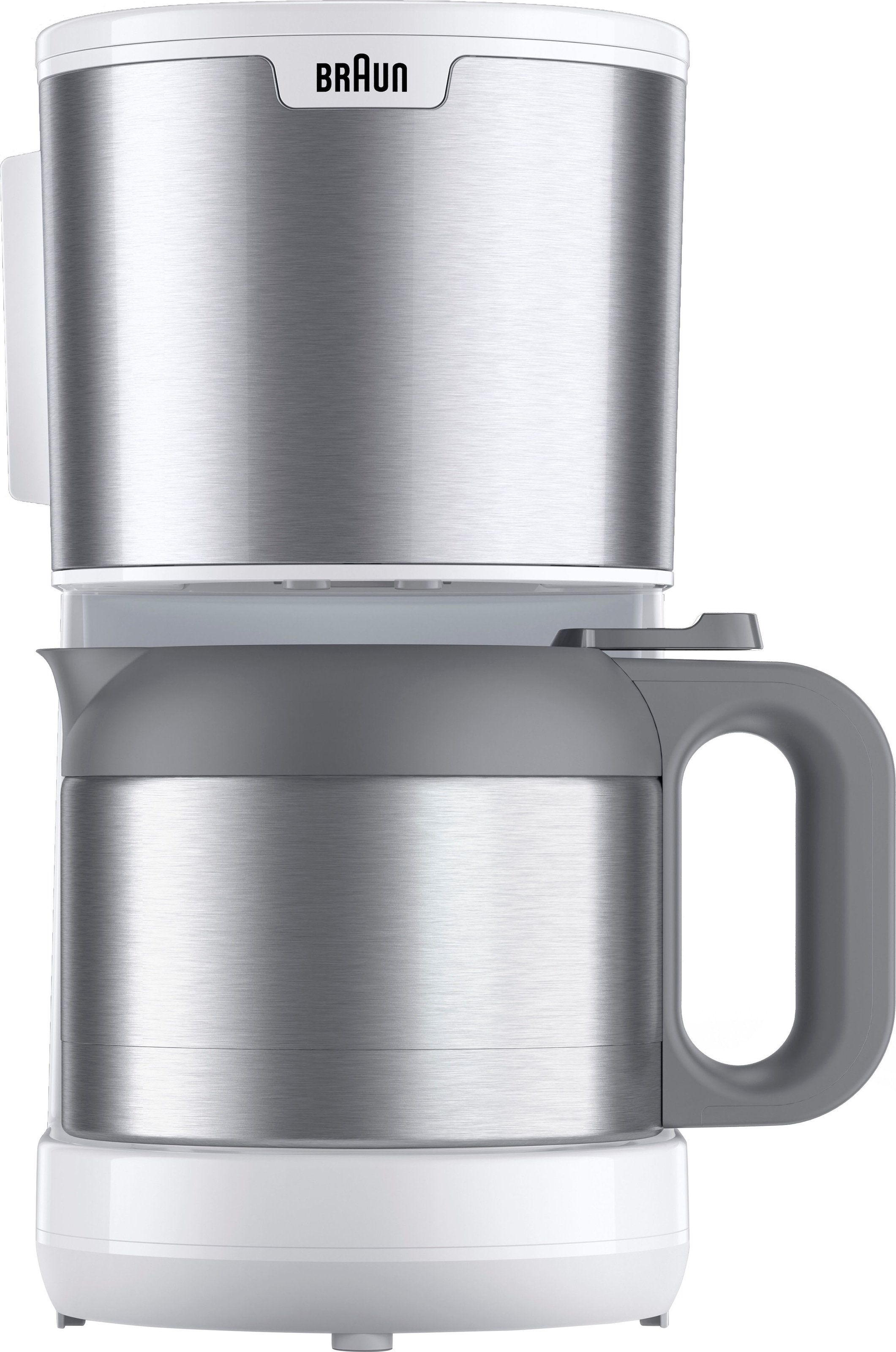 Braun Filterkaffeemaschine mit mit XXL 1,2 Papierfilter 3 l Garantie WH »PurShine Kaffeekanne, Thermokanne«, Jahren KF1505