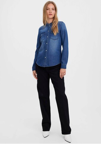 Vero Moda Jeansbluse »VMMARIA LS DENIM SLIM SHIRT MIX NEW« kaufen