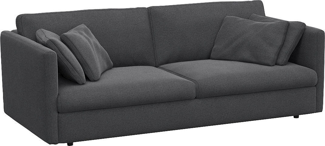 FLEXLUX 3-Sitzer »Lovane« Weich & anschmiegsam, große Sitztiefe auf Kaltschaum, Dekokissen inkl.