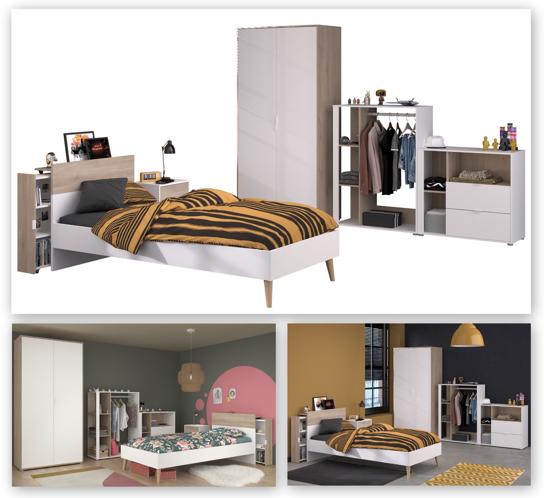 Parisot Jugendzimmer-Set »Parisot Aalborg 1«, (Set, 6 tlg.)