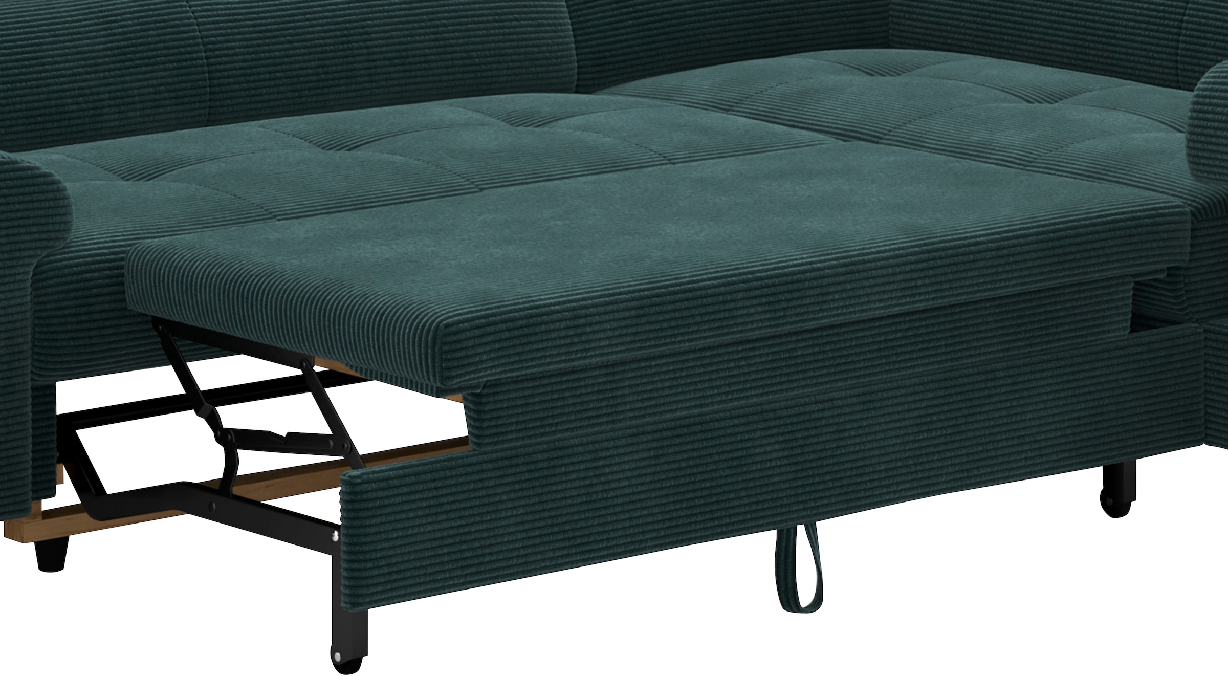 COTTA Ecksofa »Aura L-Form, B: 260 cm«, mit Bettfunktion, Bettkasten & Kopfteilverstellung