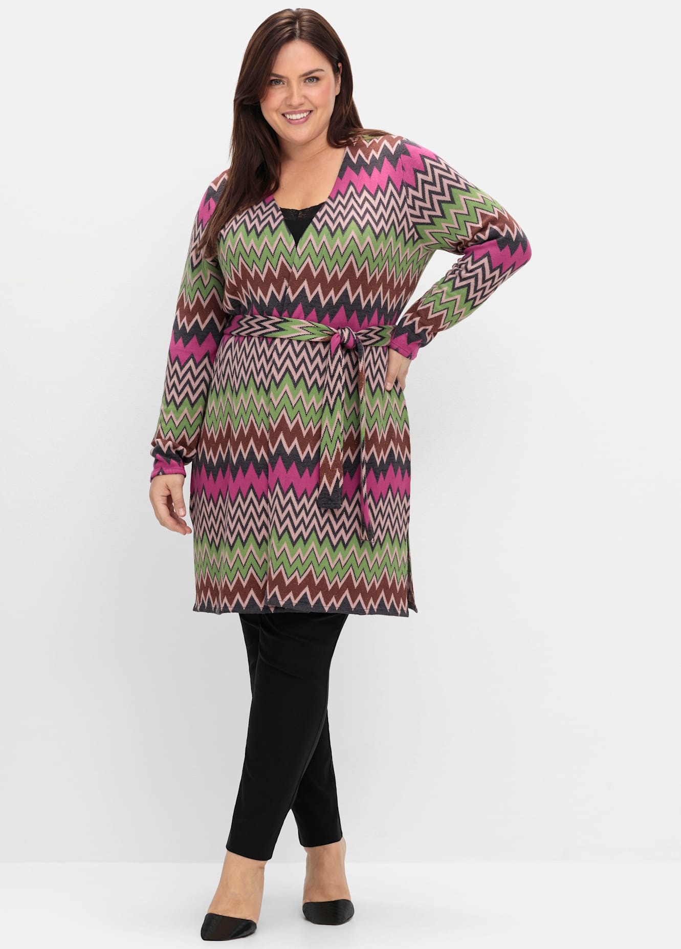 sheego by Joe Browns Longstrickjacke