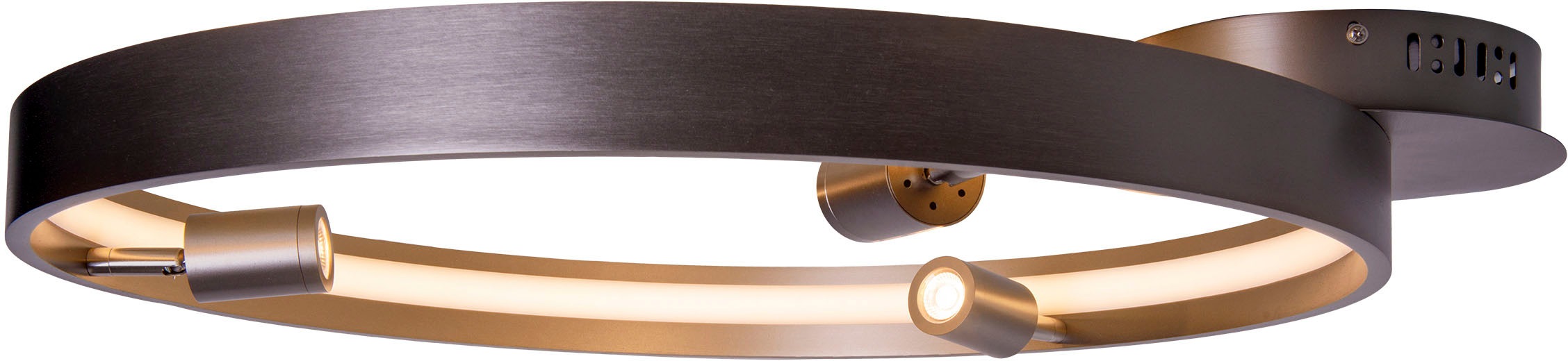 näve LED Deckenleuchte »Tristan« LED-Modul 1 Stk. Warmweiß Deckenlampe warmweiß, L: 65cm, 37W, stahl-blank, inkl. Trafo, IP20