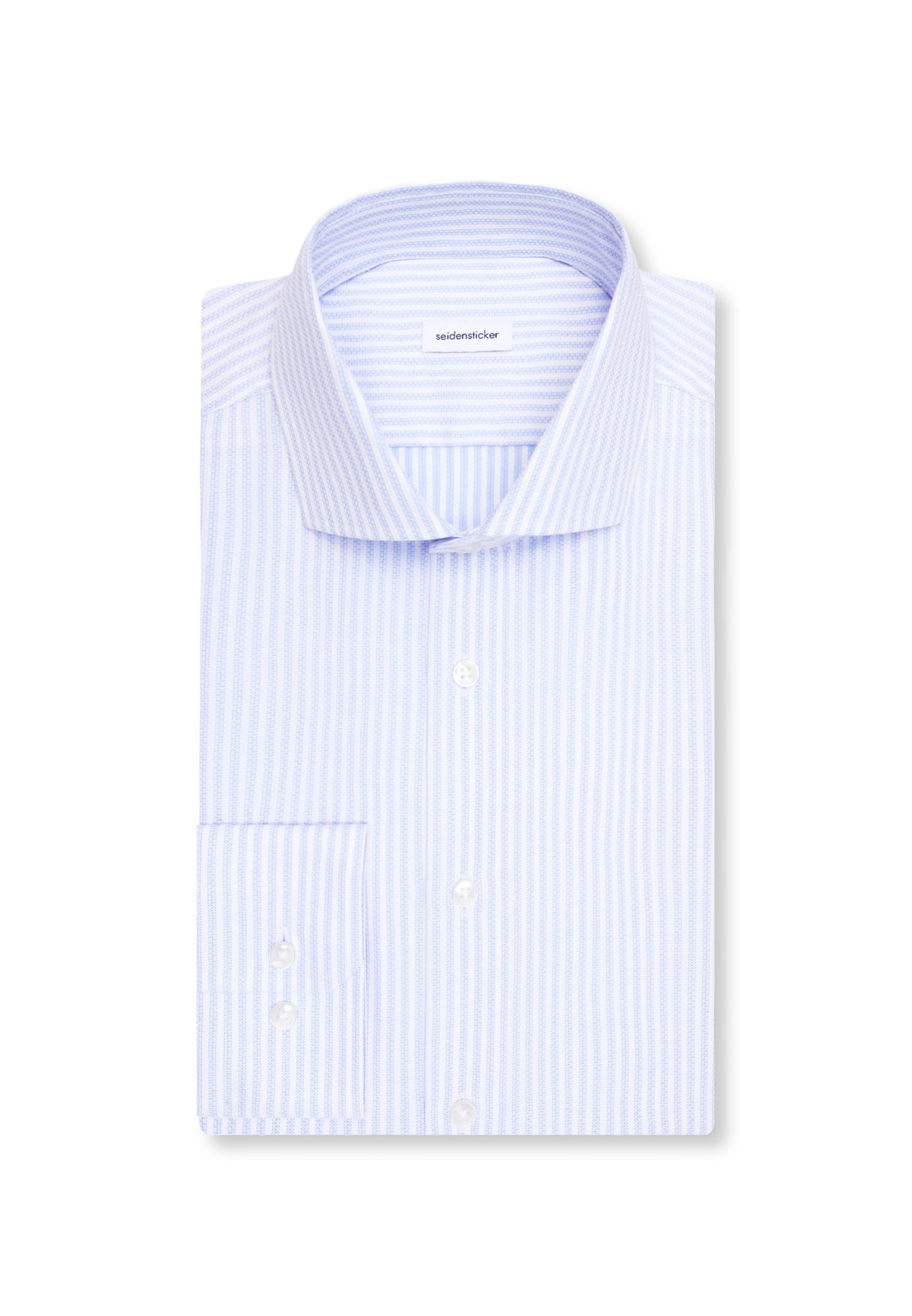 seidensticker Businesshemd »Schwarze Rose« Slim 1/1 Kentkragen Gestreift