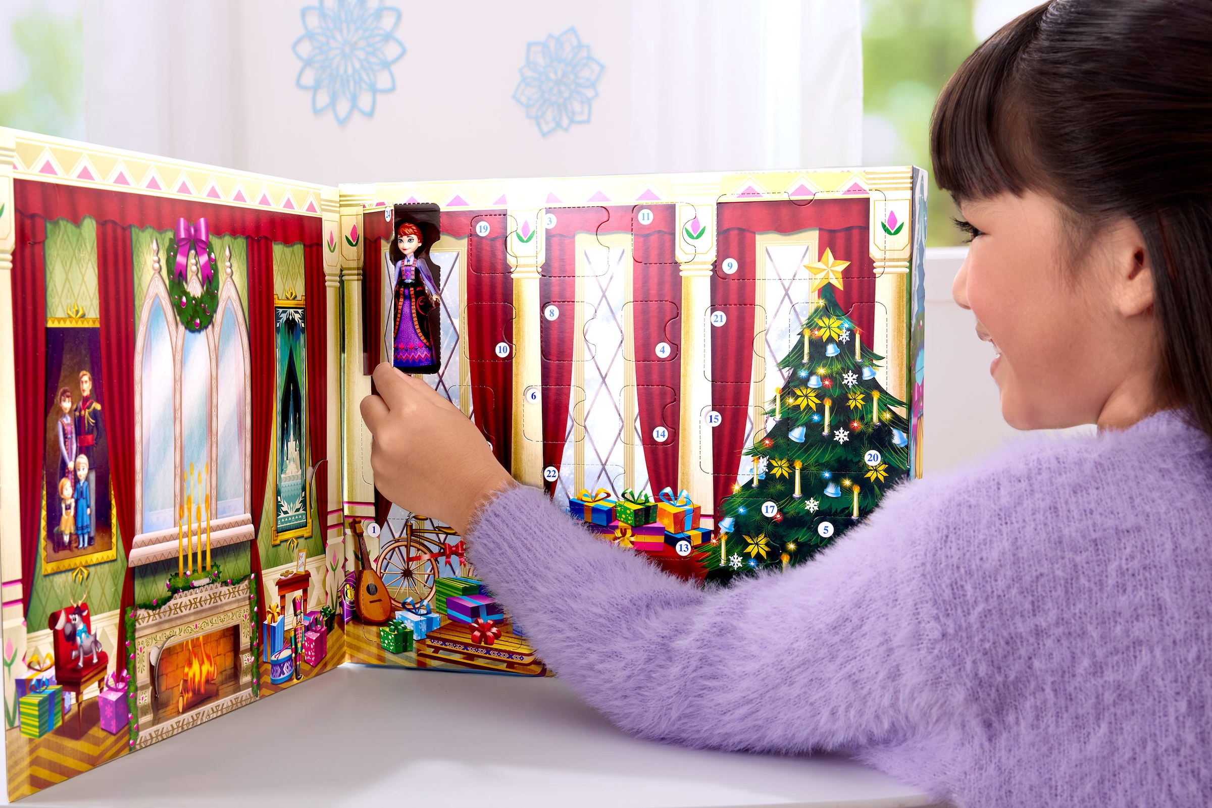 Mattel® Spielzeug-Adventskalender »Disney Die Eiskönigin Kleine Puppen Adventskalender« ab 3 Jahren