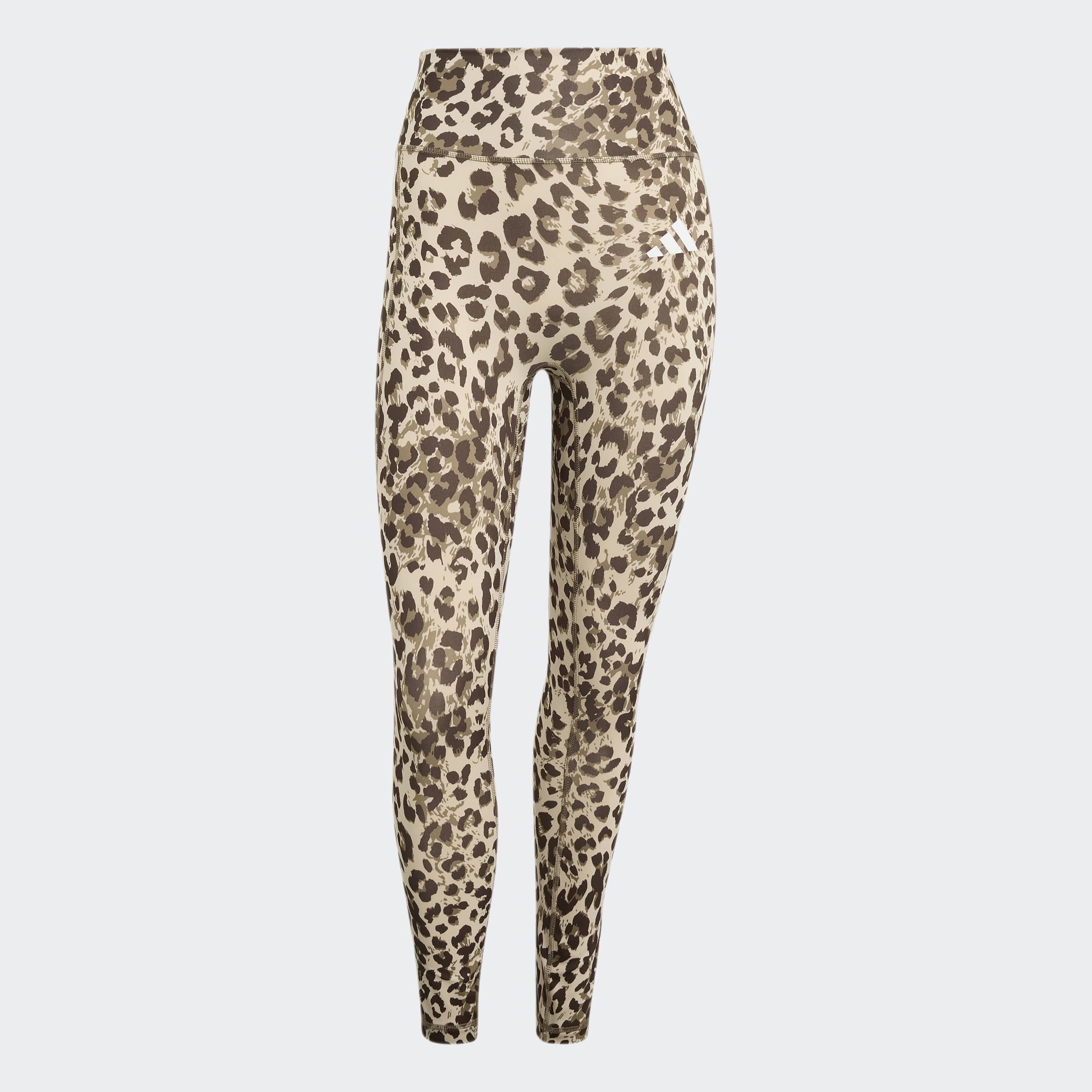 adidas Performance Trainingstights »OPTIME ESSENTIALS 3-STREIFEN LEOPARD 7/8 LEGGINGS«