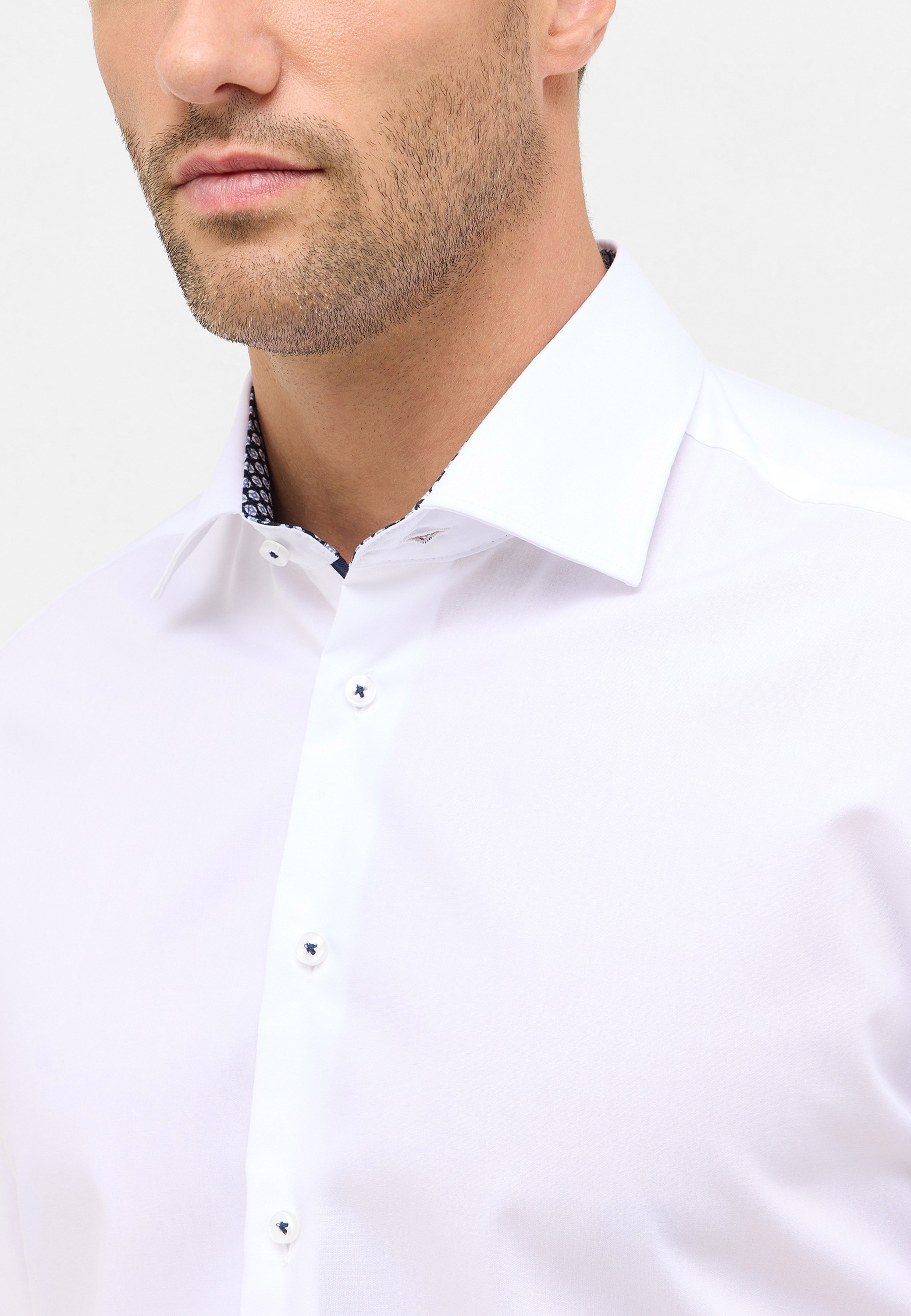 Eterna Langarmhemd »MODERN FIT« NON IRON (bügelfrei)