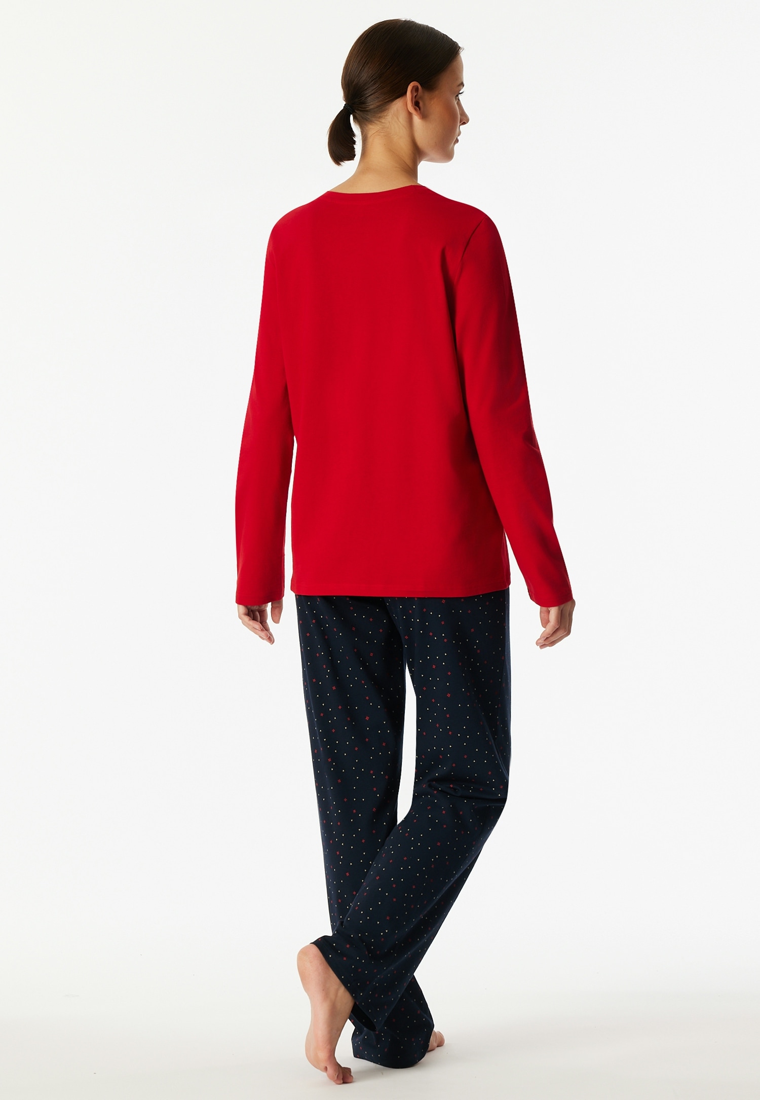 Schiesser Schlafanzug »Family« 0, 2 tlg. Langarm, Baumwolle, Rundhalsausschnitt