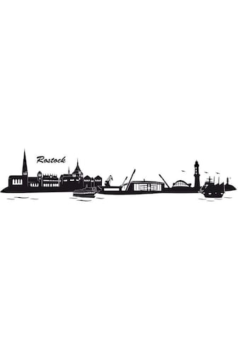 Wandtattoo »Hansa Rostock Skyline mit Logo«, (1 St.)