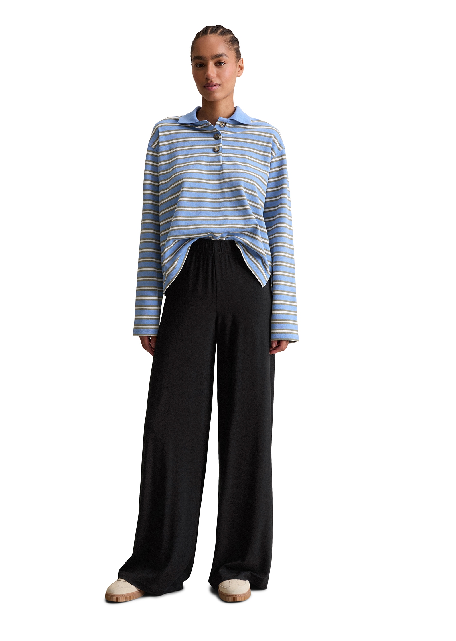 Marc O'Polo DENIM Jerseyhose  wide aus LENZING™ ECOVERO™