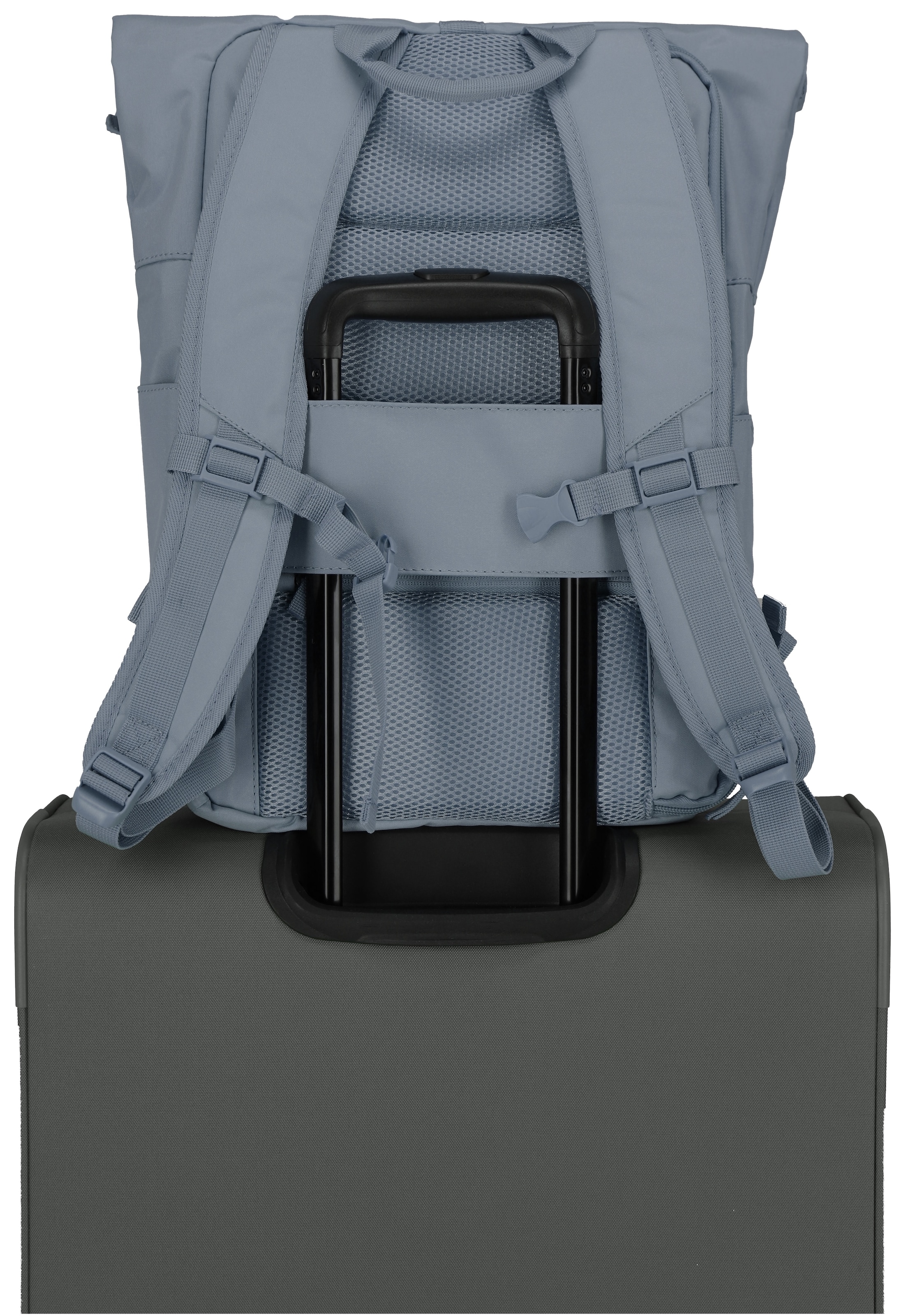 travelite Freizeitrucksack »BASICS Rollup Rucksack«, Arbeitsrucksack Sportrucksack Reiserucksack Schulrucksack