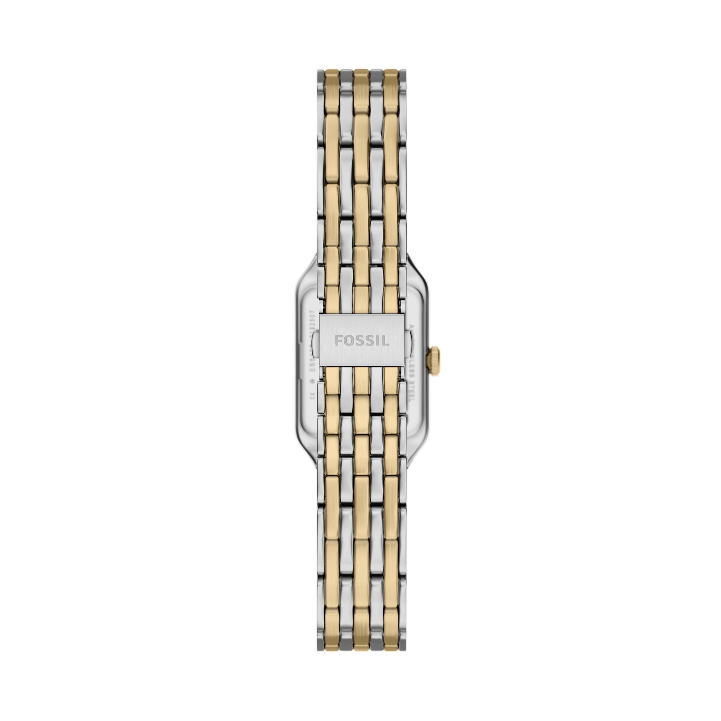 Fossil Quarzuhr »Raquel« Armbanduhr, Damenuhr, Edelstahlarmband, analog
