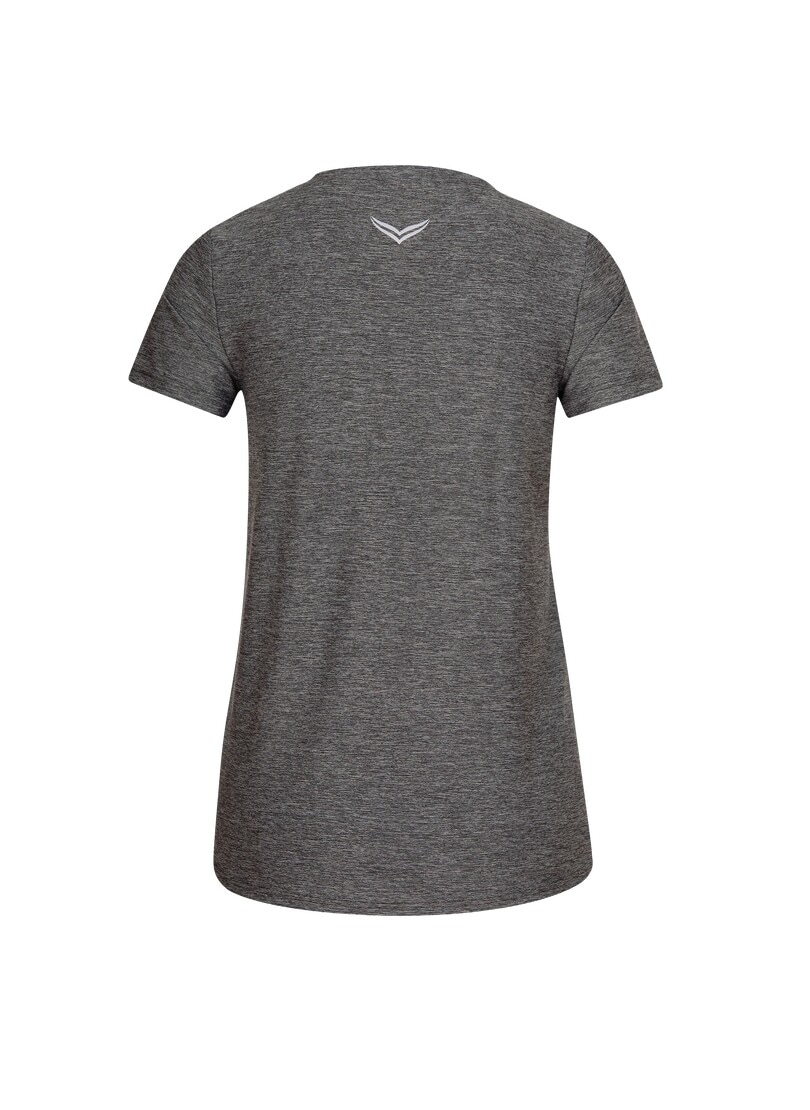 Trigema T-Shirt »TRIGEMA Sportshirt in Melange-Optik«