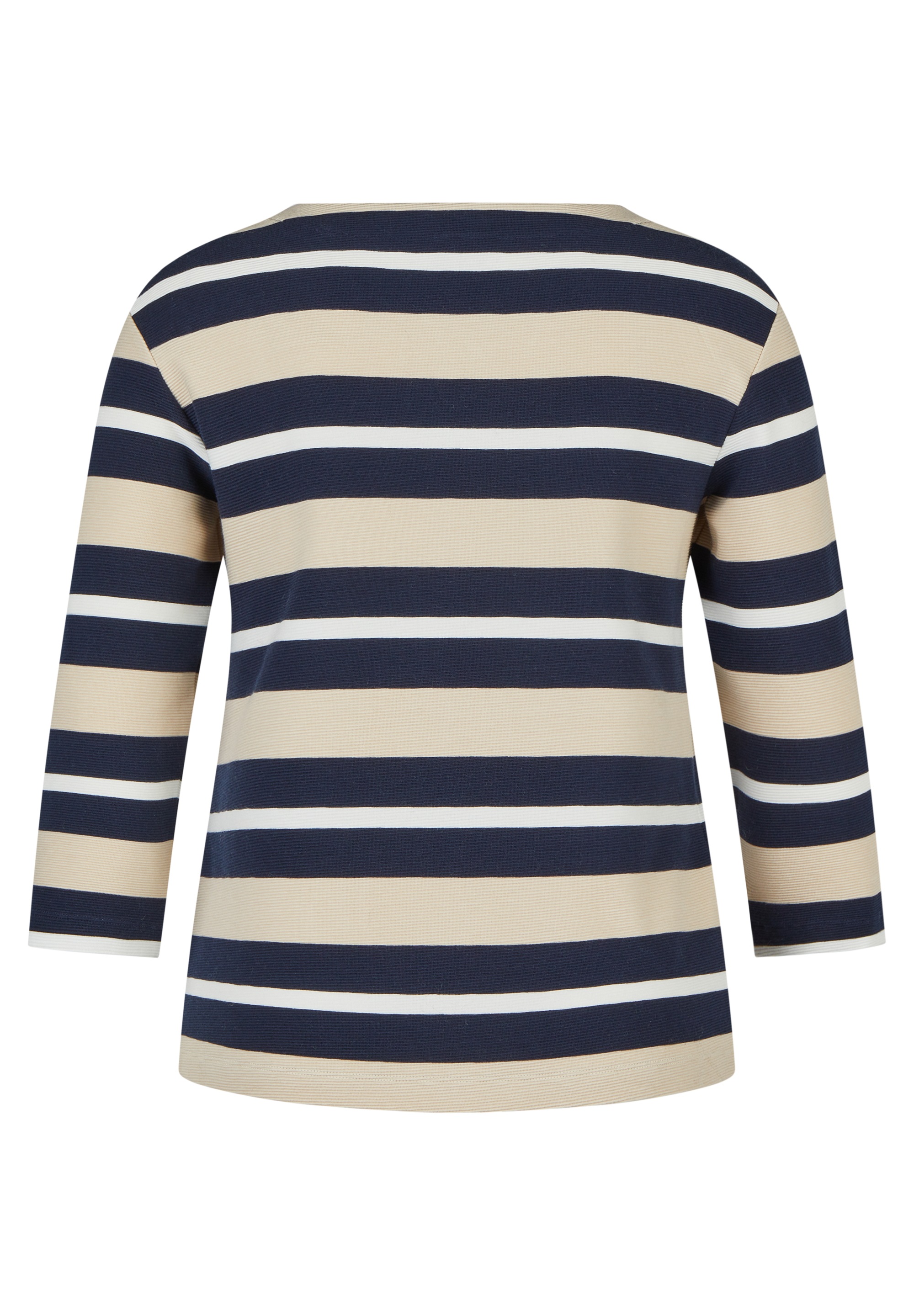 Rabe 3/4-Arm-Shirt im Streifen-Look und mit Glitzersteinen