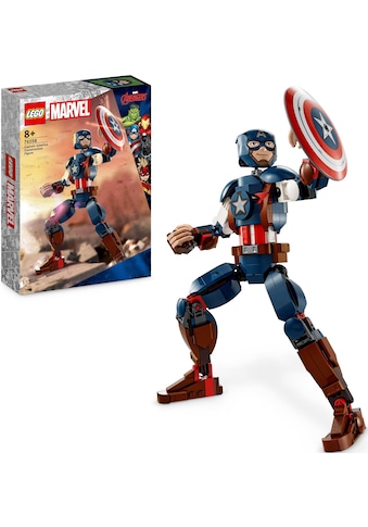 Konstruktionsspielsteine »Captain America Baufigur (76258), LEGO® Marvel«, (310 St.)