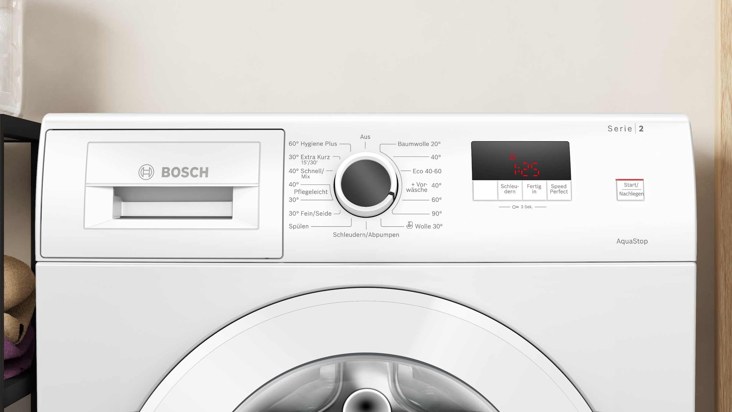 BOSCH Waschmaschine Serie 2 »WGE02471« 7 kg 1400 U/min