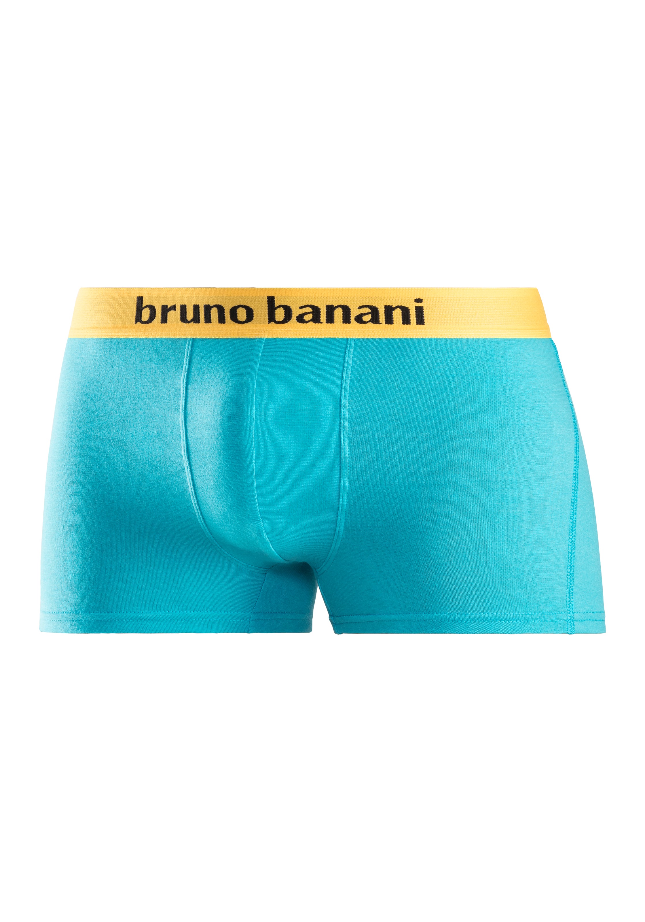 Bruno Banani Boxer, (Packung, 4 St.), mit farbigen Marken-Schriftzug am Bündchen