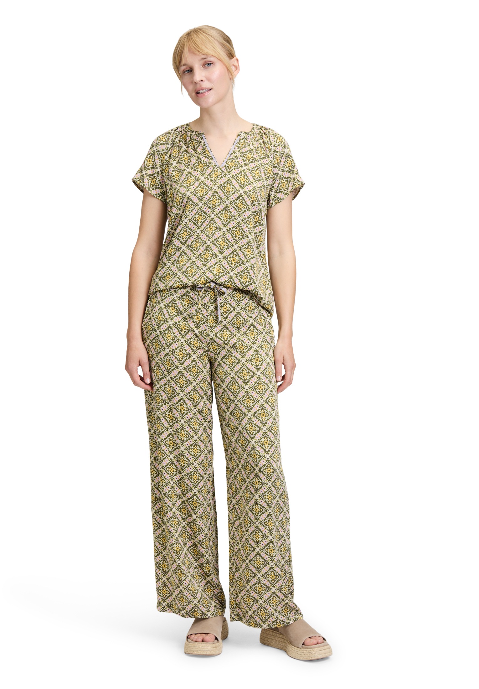 Cartoon Klassische Bluse »Blusenshirt mit Muster«
