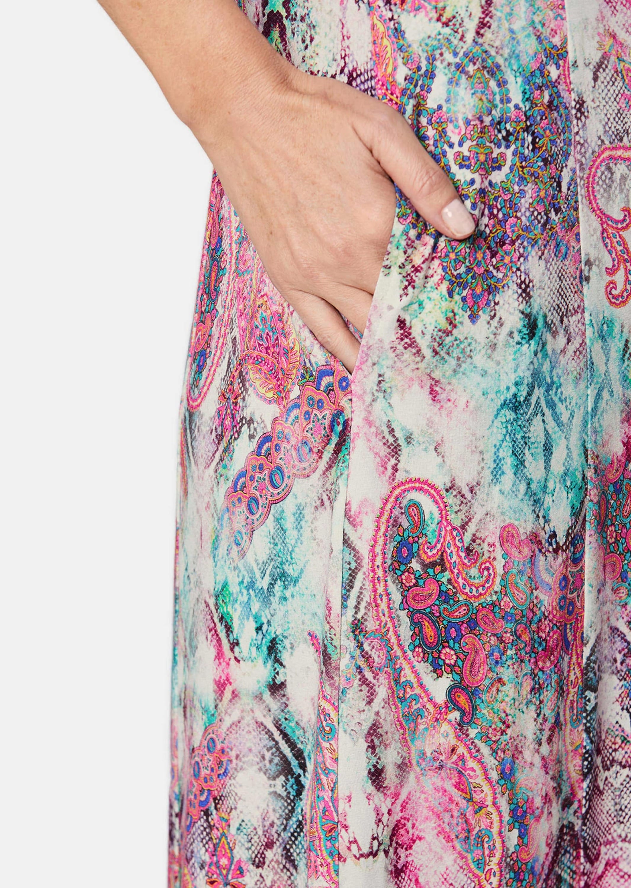 GOLDNER Jerseykleid »Elastisches Jerseykleid mit modischem Druck«