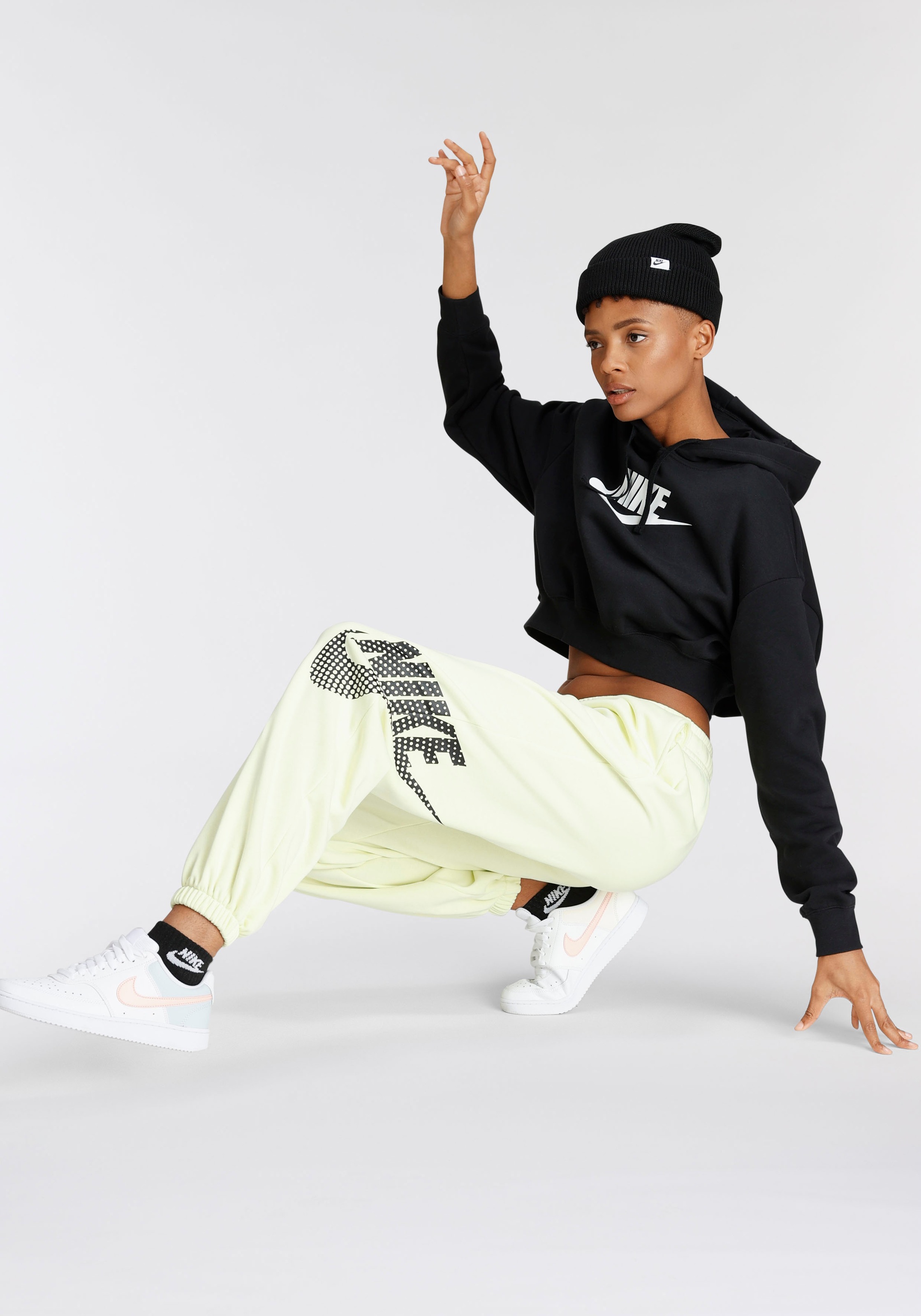 Nike Sportswear Kapuzensweatshirt »Club Fleece Women's Cropped Hoodie«