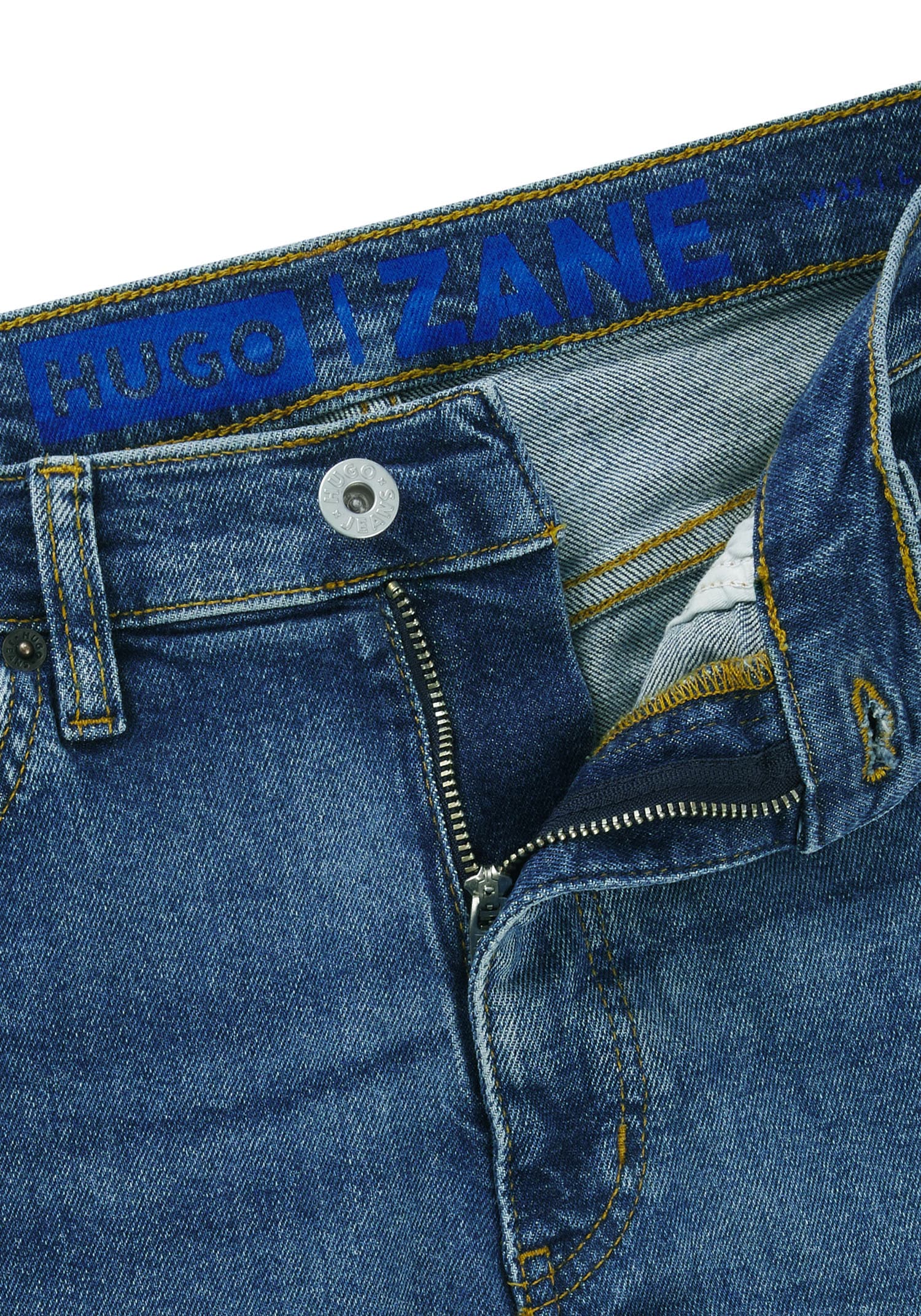 HUGO Blue Slim-fit-Jeans »Zane«, mit angesetztem Bund