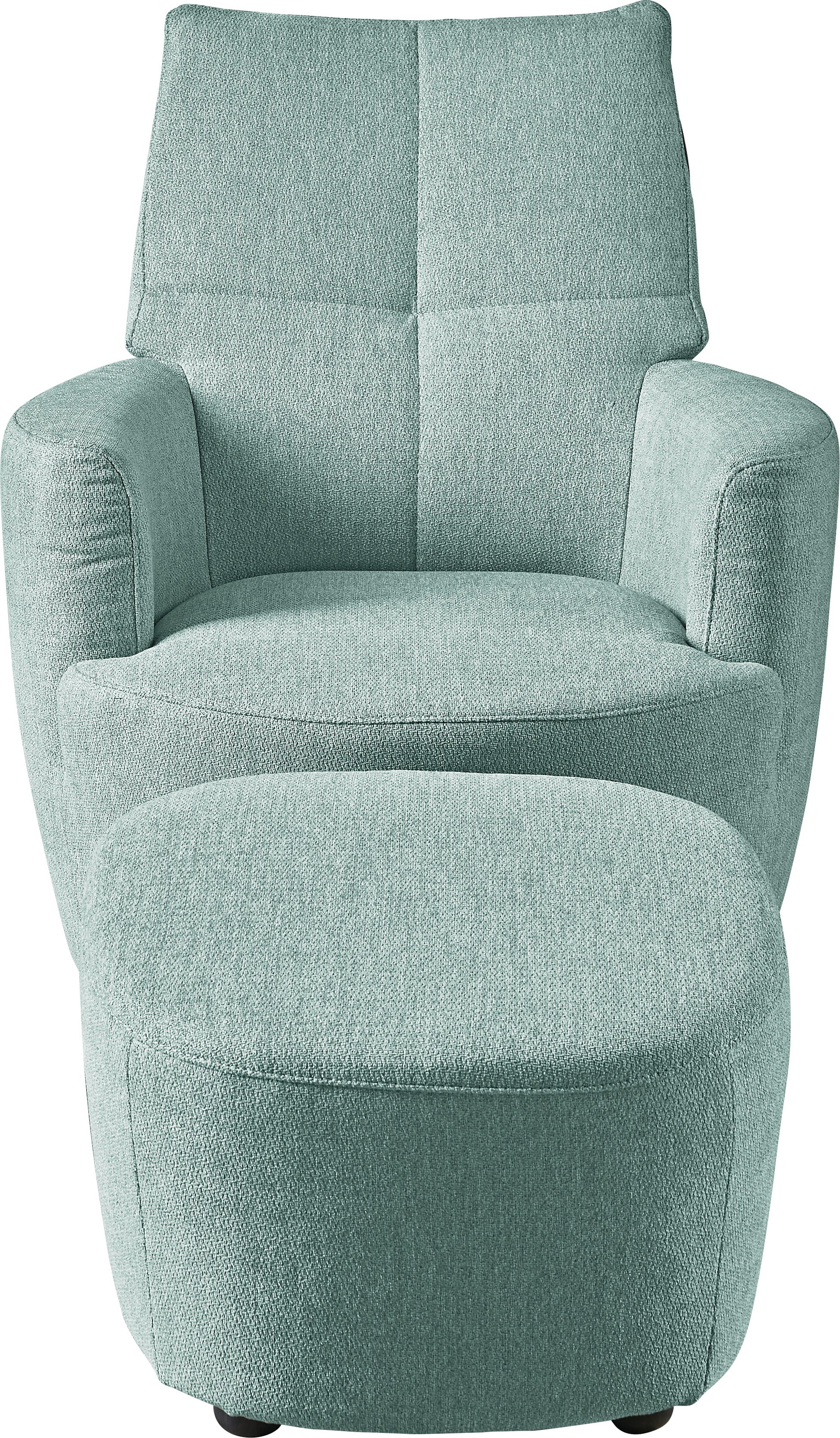 set one by Musterring Relaxsessel »SO 1450«, (Set), mit Dreh- und Wippfunktion, inklusive Hocker